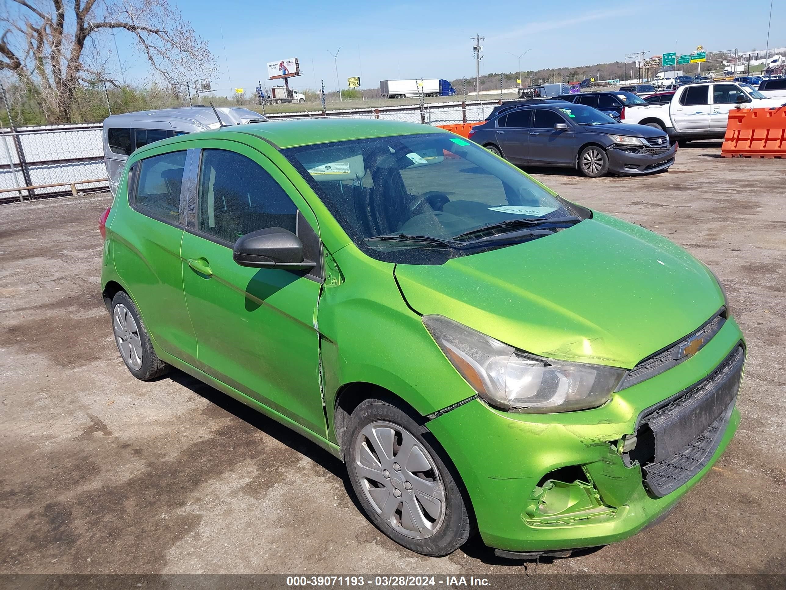 CHEVROLET SPARK 2016 kl8cb6sa5gc611840