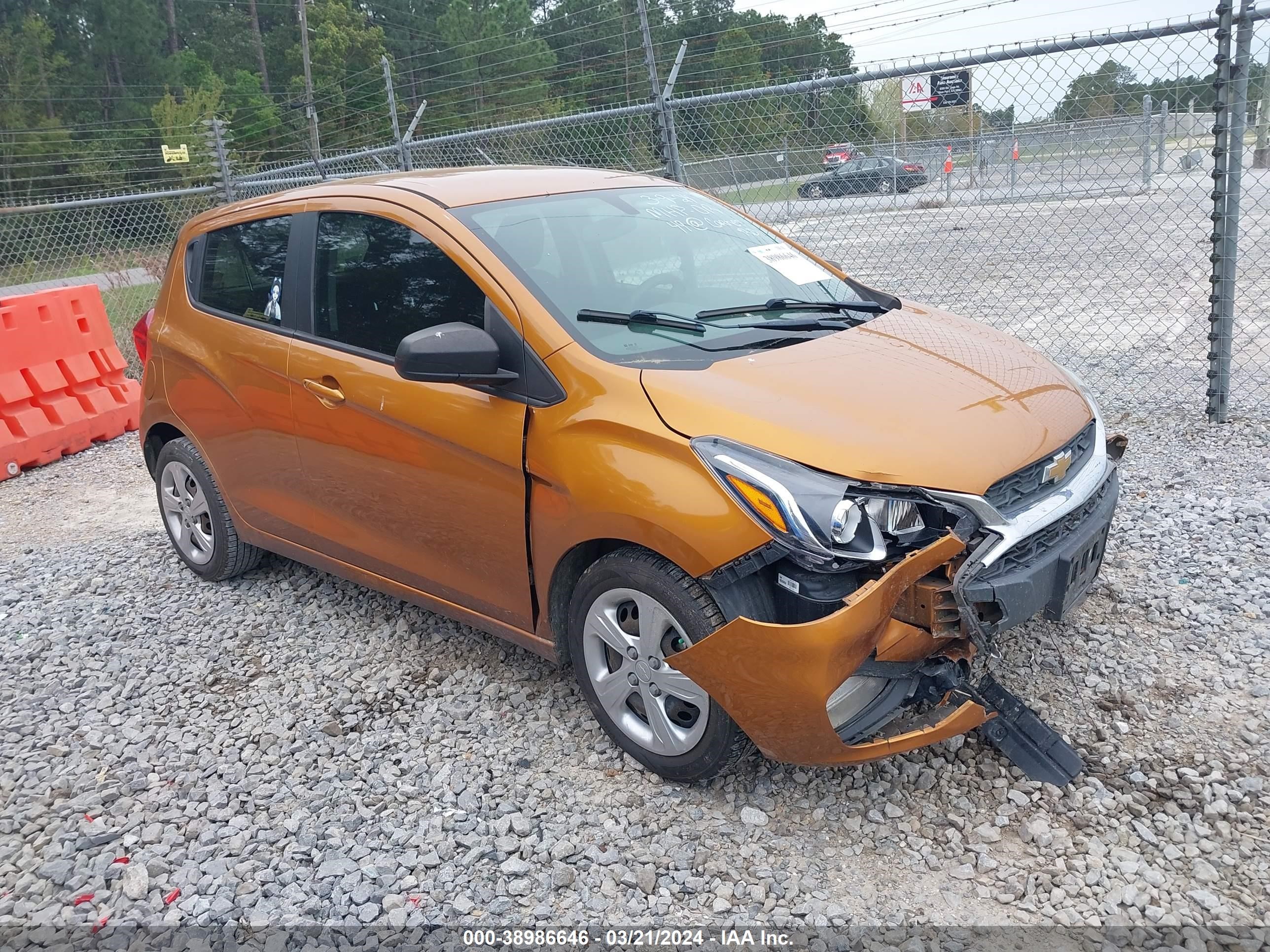 CHEVROLET SPARK 2020 kl8cb6sa6lc424293