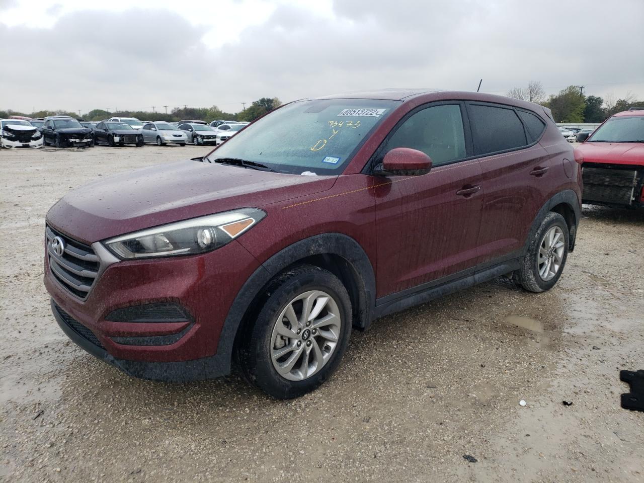 HYUNDAI TUCSON 2016 km8j23a40gu216723