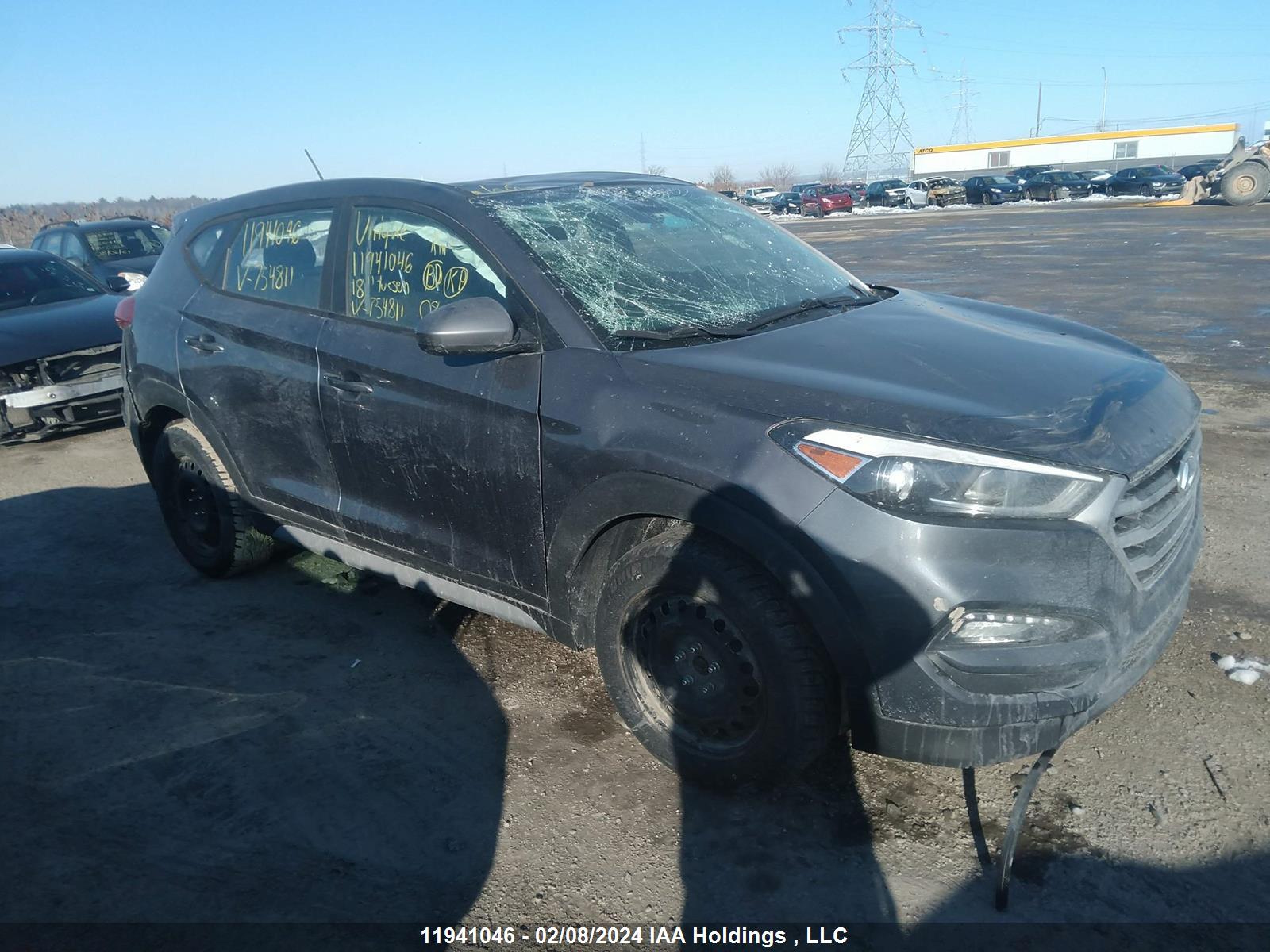 HYUNDAI TUCSON 2018 km8j23a43ju754811