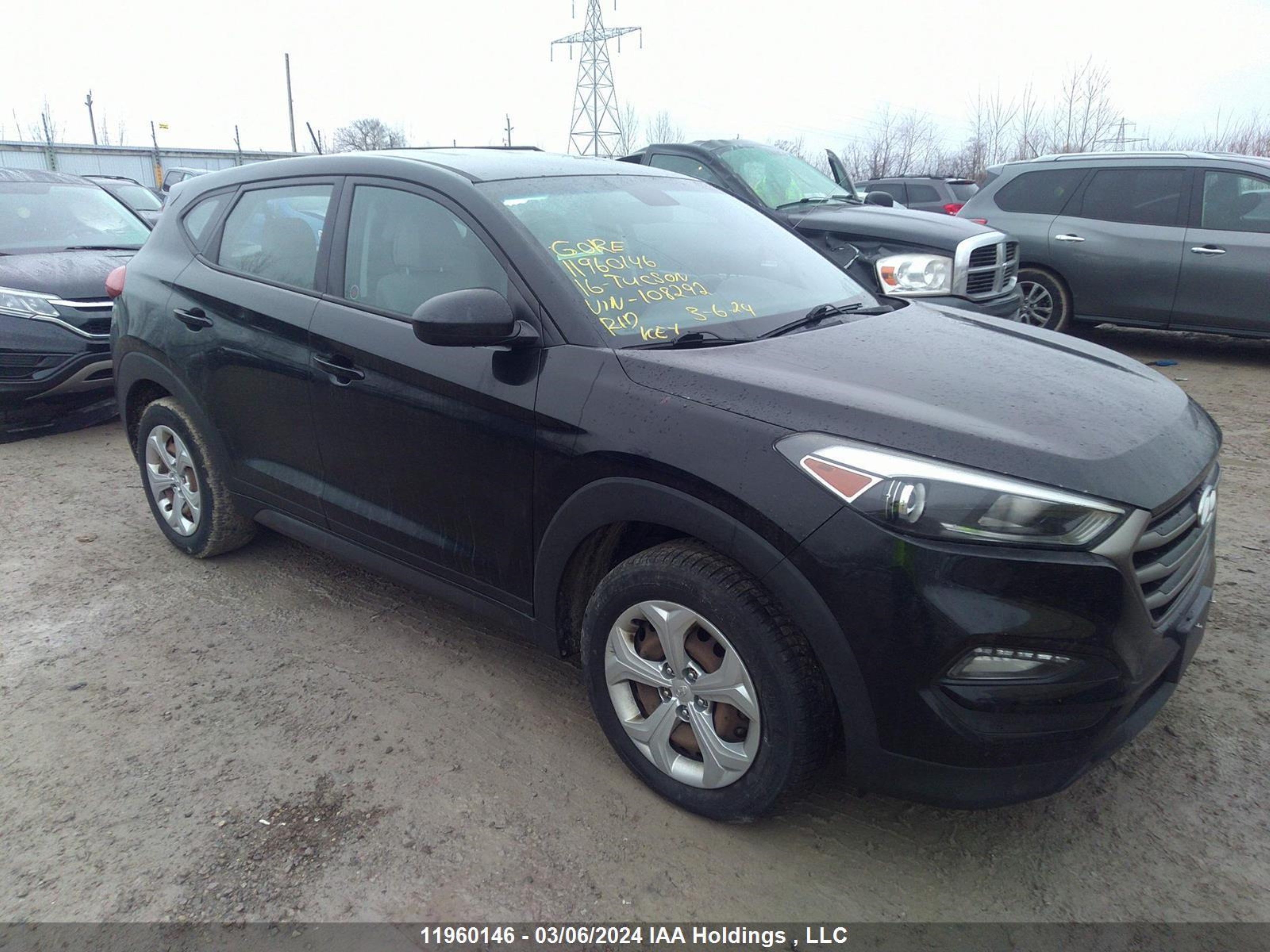 HYUNDAI TUCSON 2016 km8j23a47gu108292