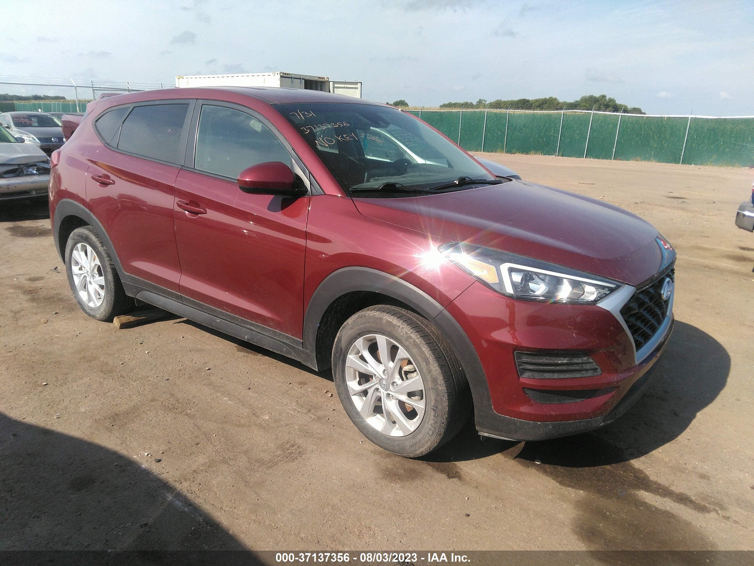 HYUNDAI TUCSON 2019 km8j2ca40ku917450