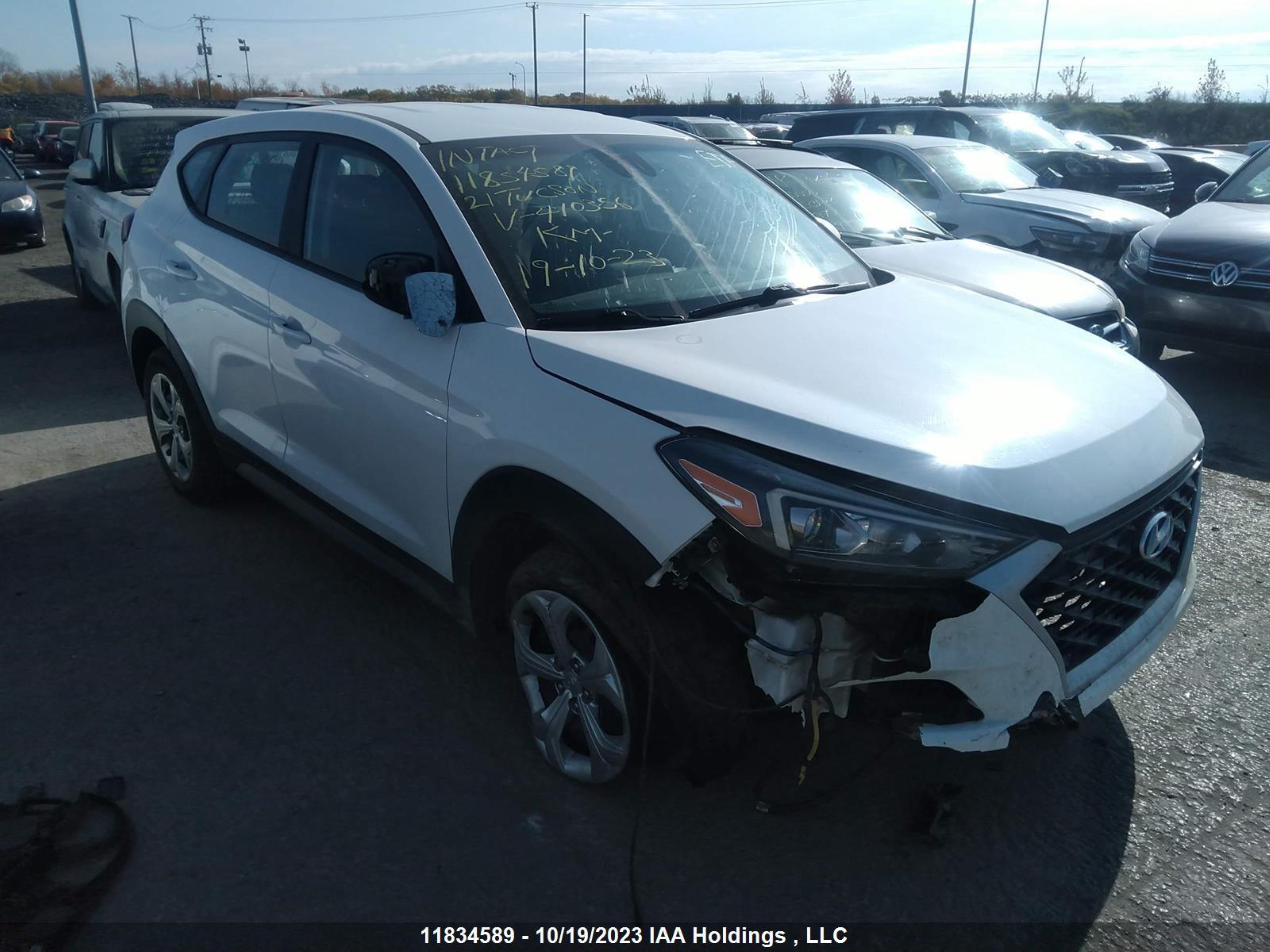 HYUNDAI TUCSON 2021 km8j2ca40mu410356