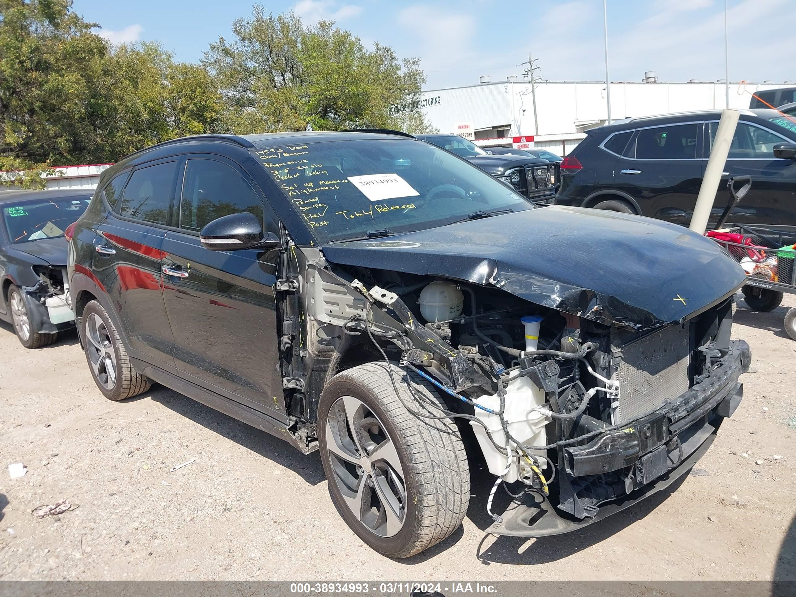 HYUNDAI TUCSON 2016 km8j33a23gu209809