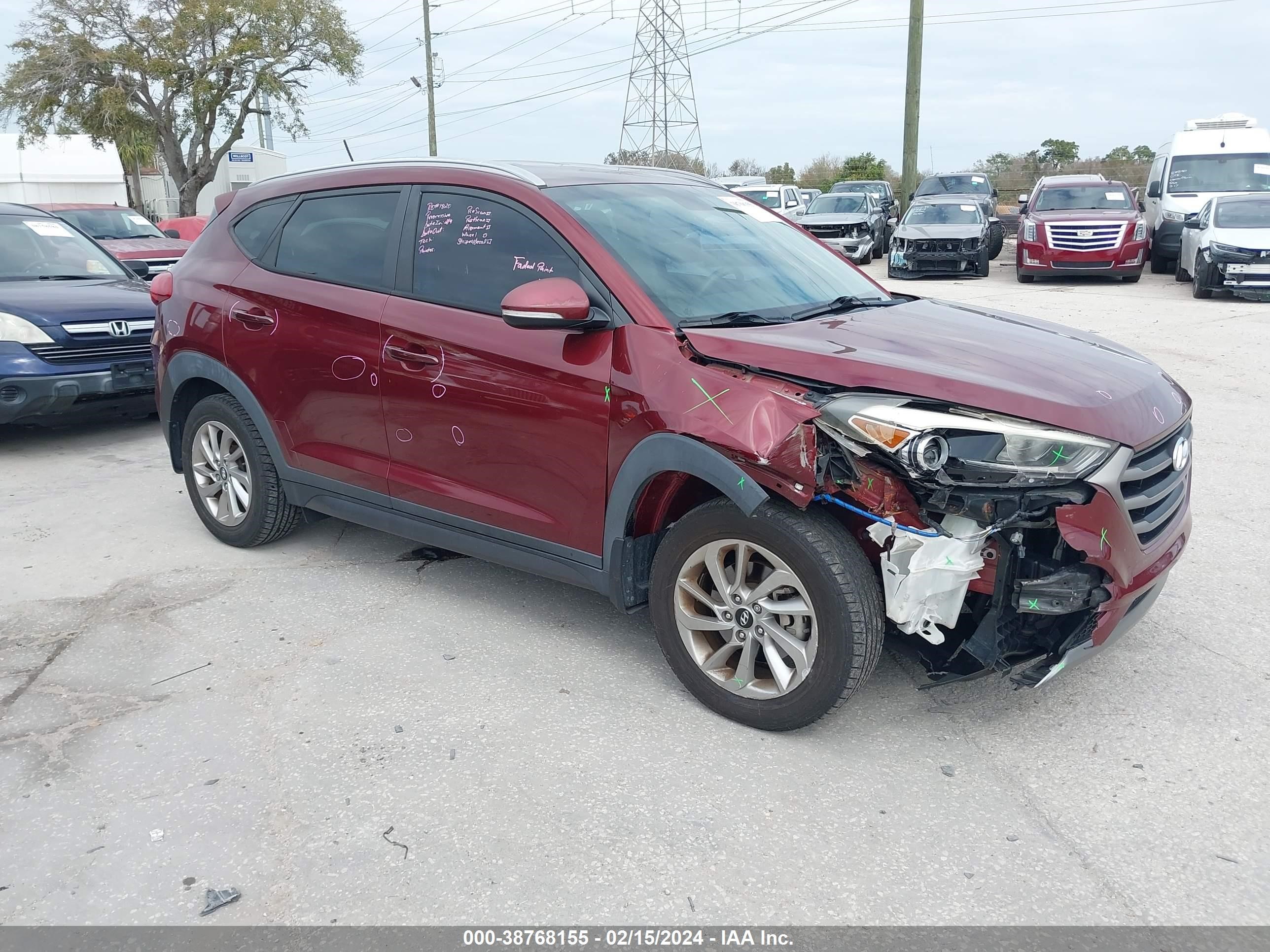 HYUNDAI TUCSON 2016 km8j33a26gu194240