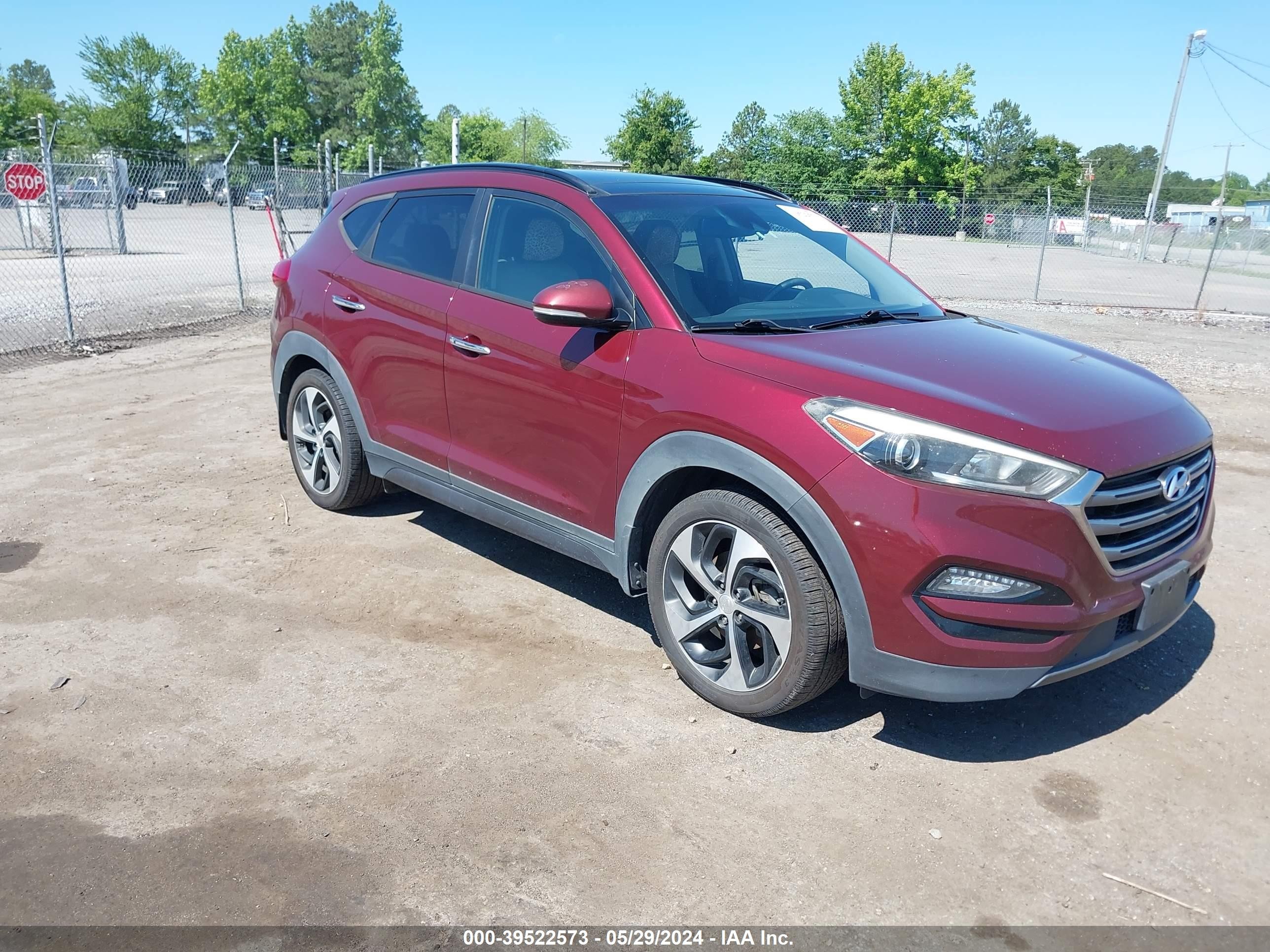 HYUNDAI TUCSON 2016 km8j33a2xgu076823