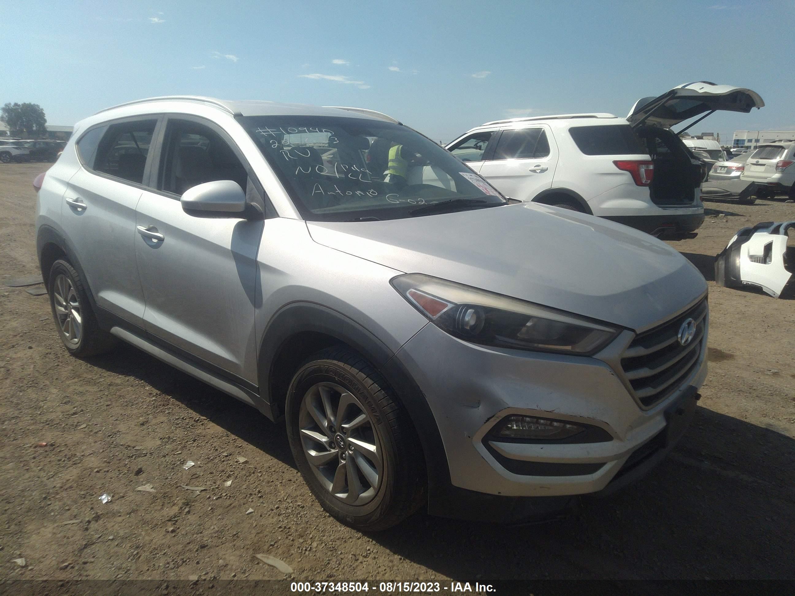 HYUNDAI TUCSON 2018 km8j33a40ju608170