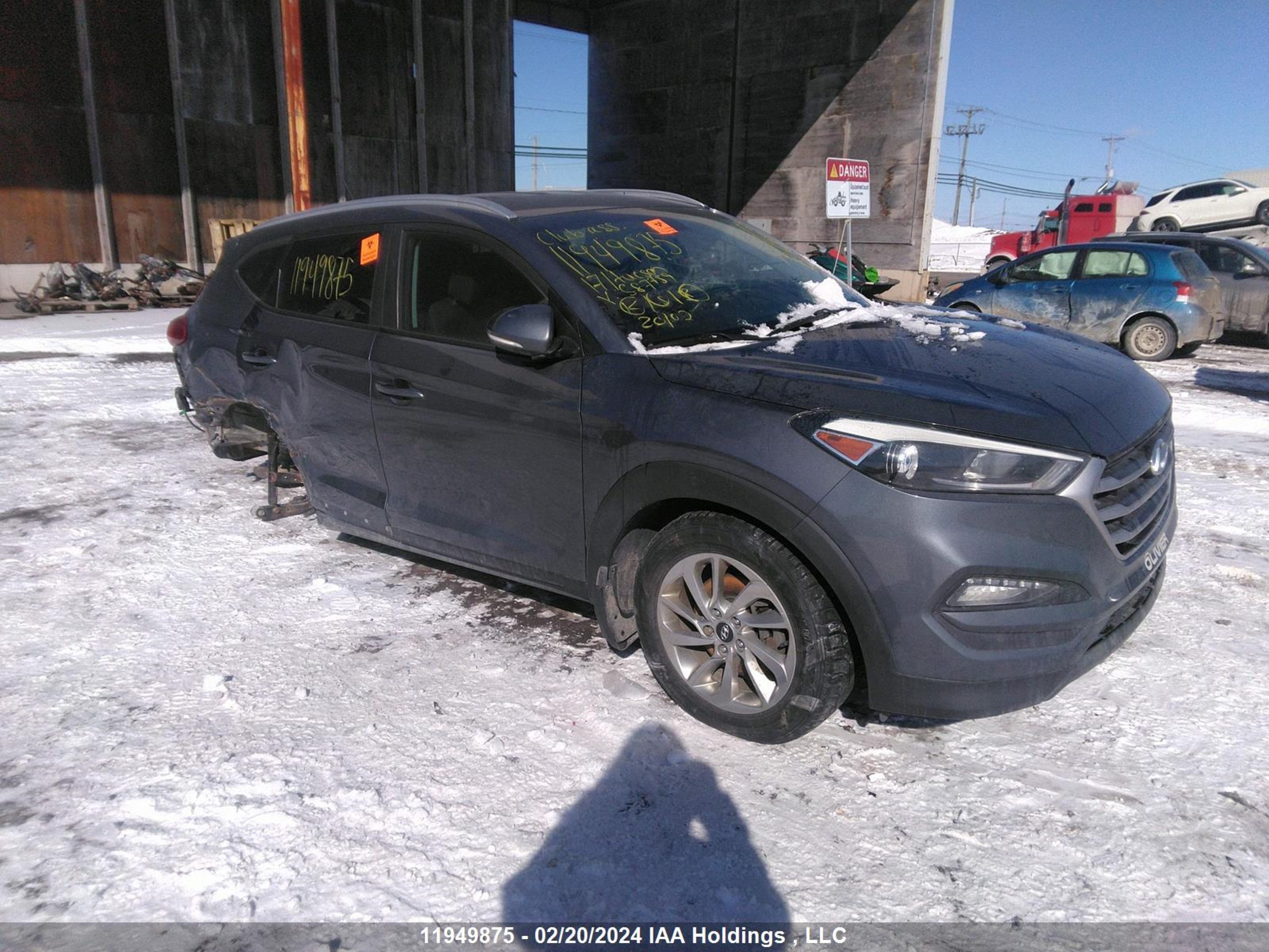 HYUNDAI TUCSON 2017 km8j33a43hu587759