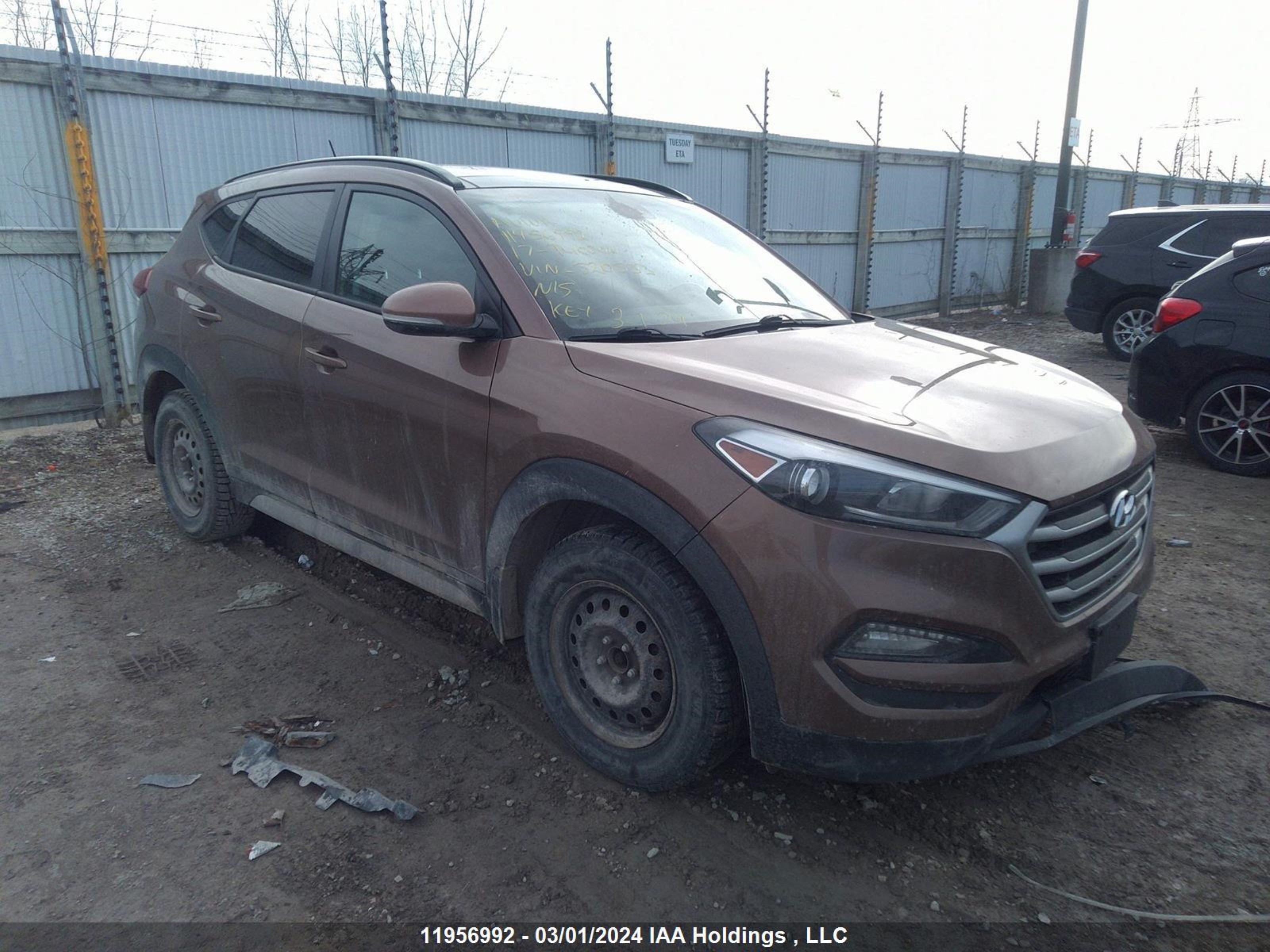 HYUNDAI TUCSON 2017 km8j33a45hu520533