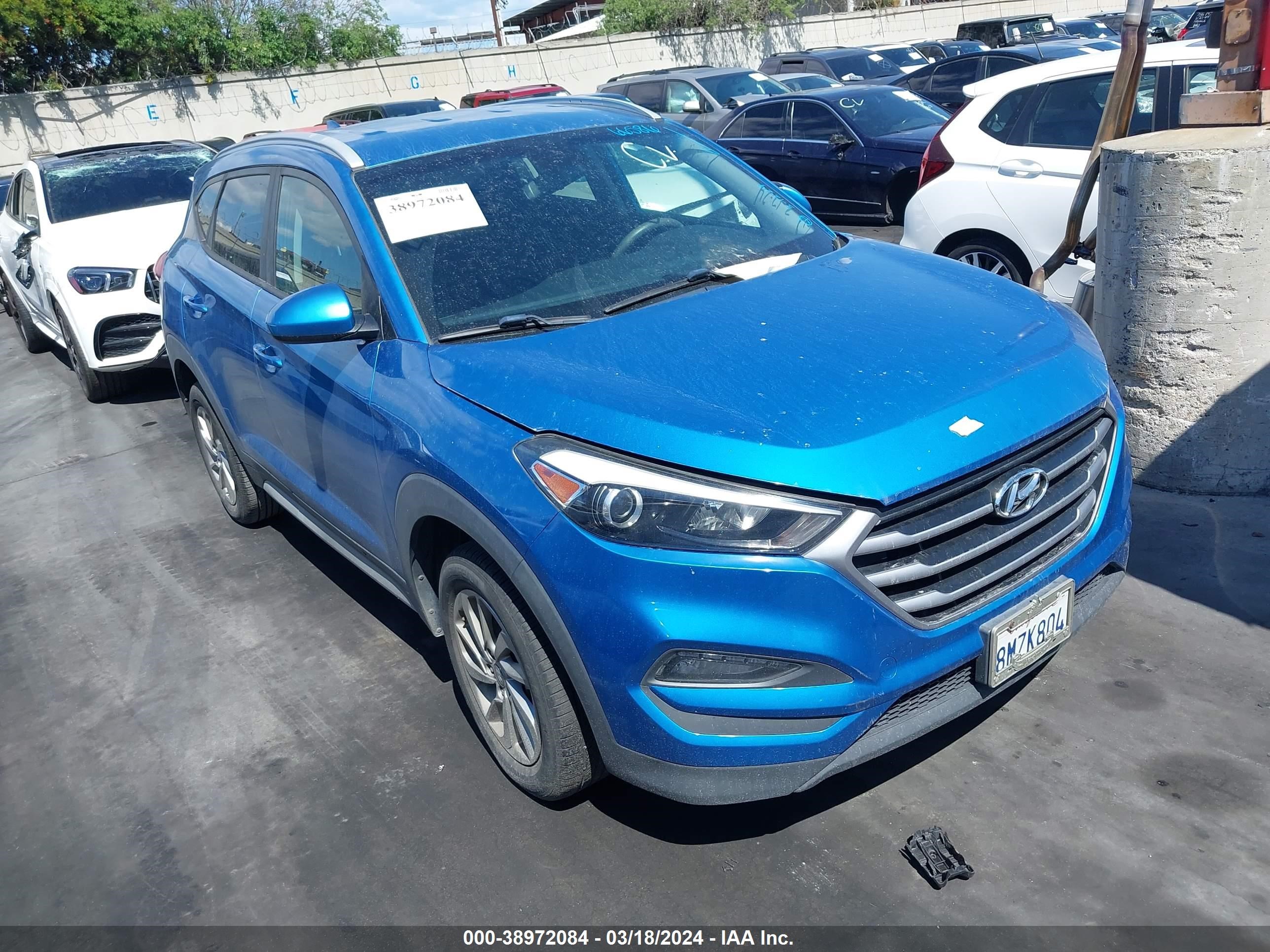 HYUNDAI TUCSON 2018 km8j33a46ju700979