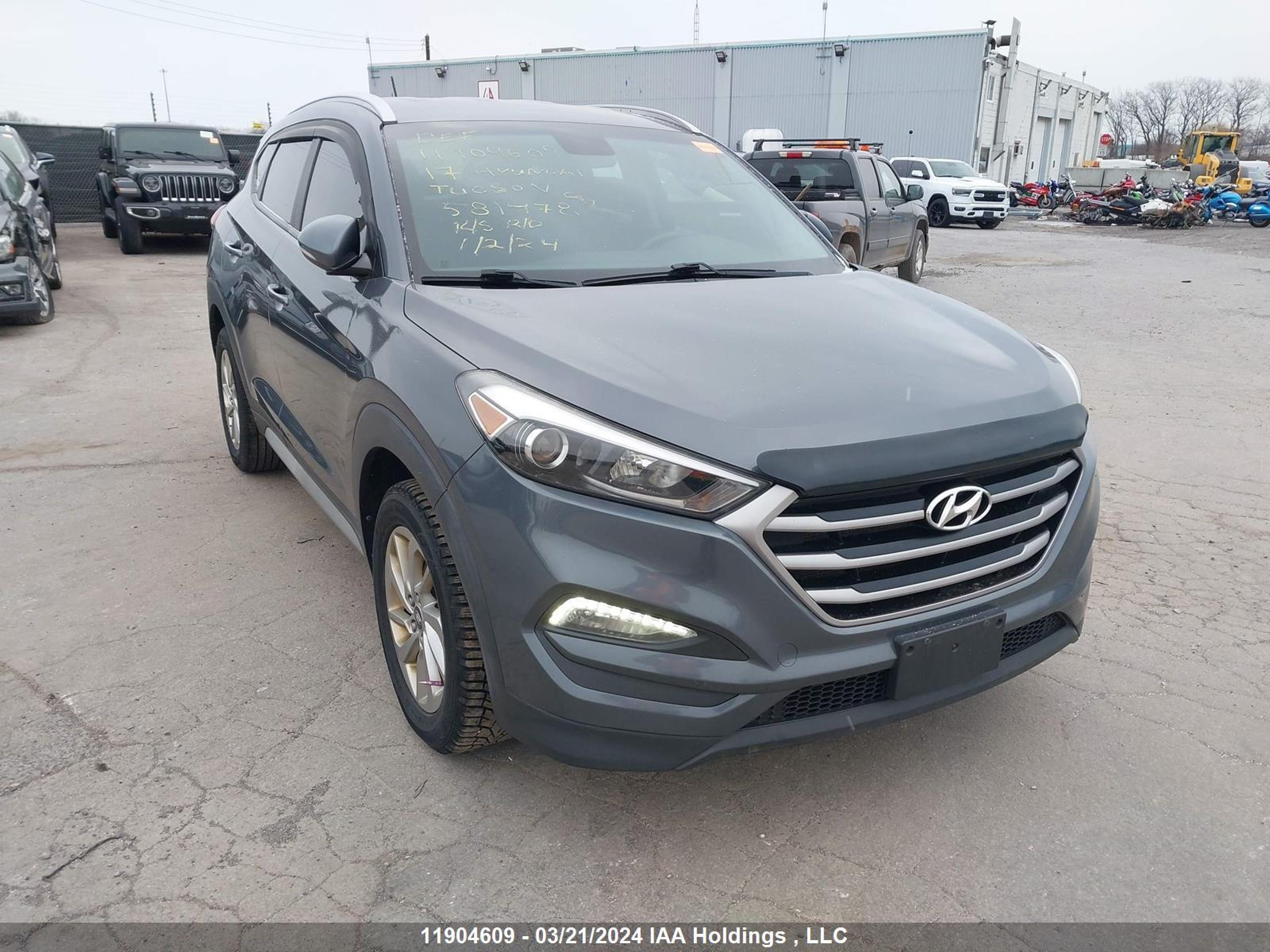 HYUNDAI TUCSON 2017 km8j33a49hu581478