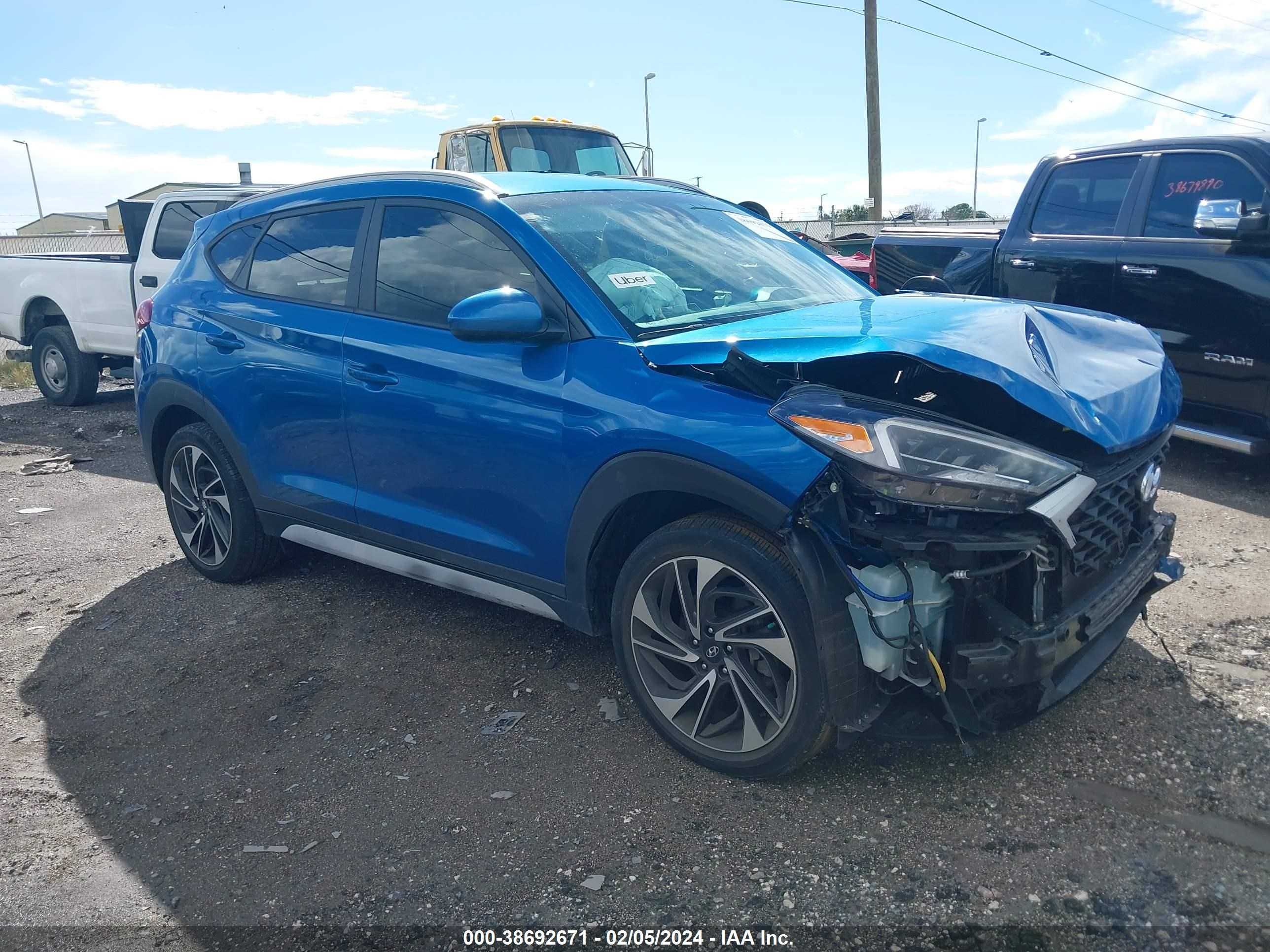 HYUNDAI TUCSON 2020 km8j33al2lu128447