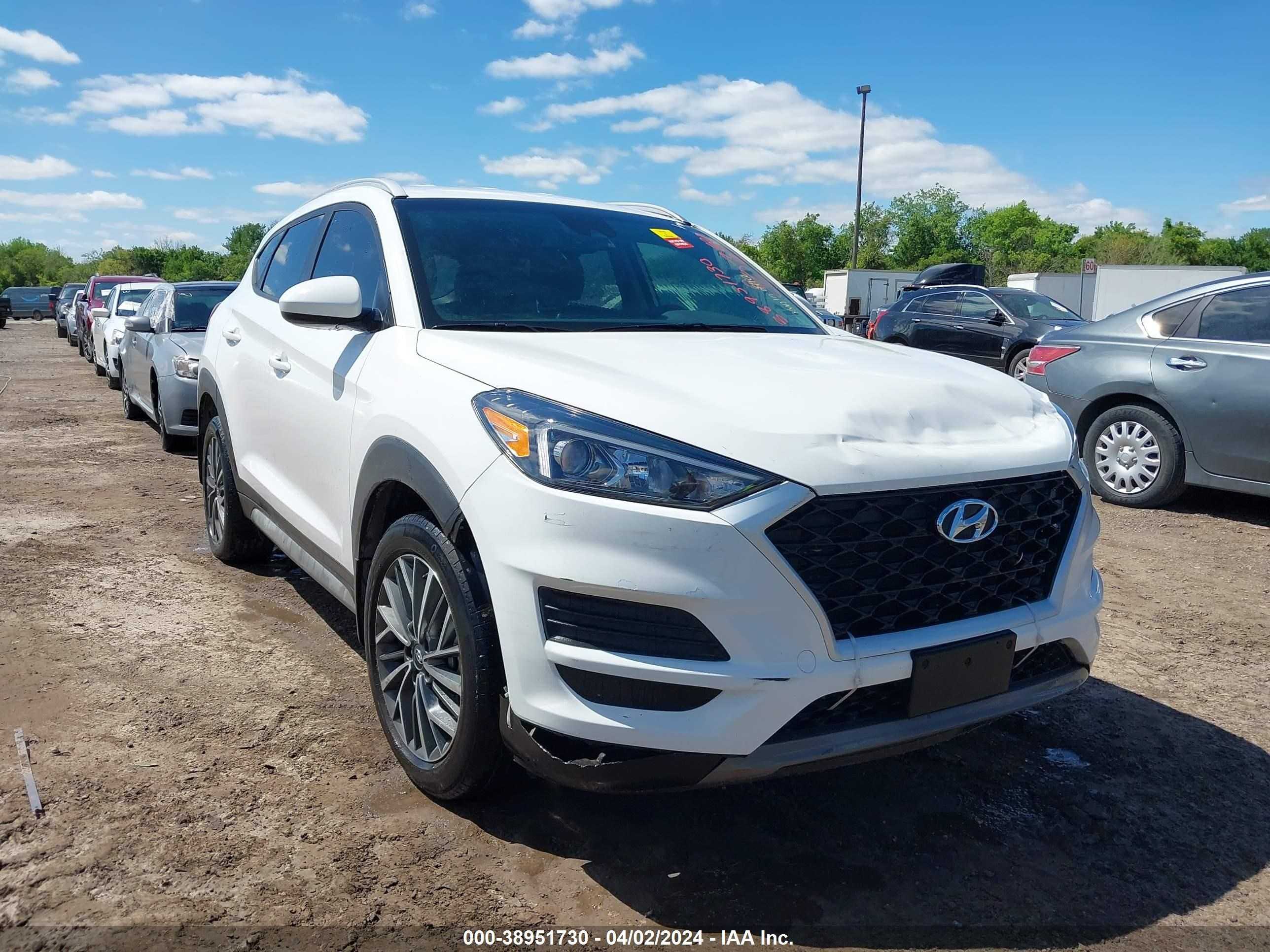 HYUNDAI TUCSON 2021 km8j33al4mu296981