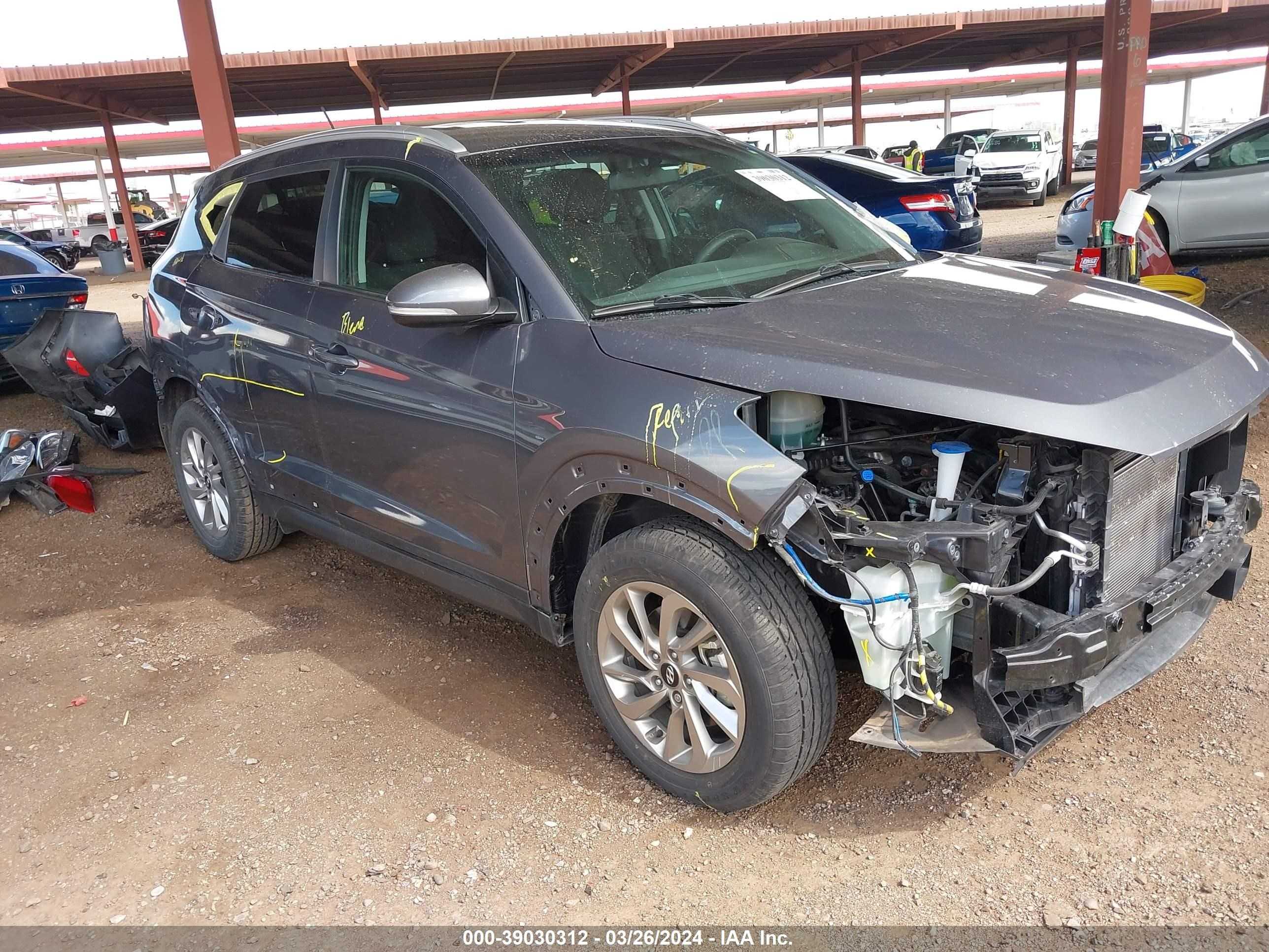 HYUNDAI TUCSON 2016 km8j3ca21gu157614