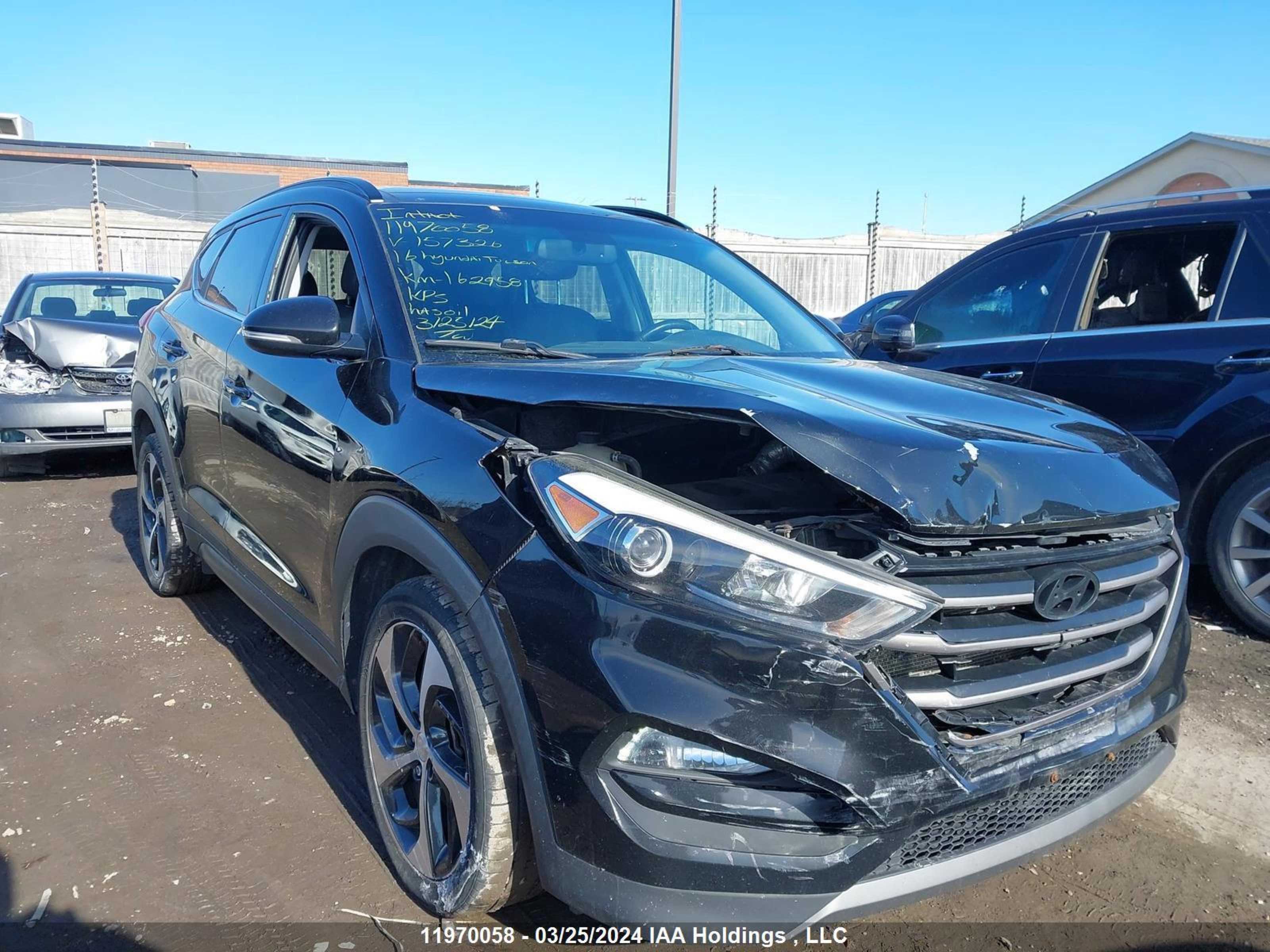 HYUNDAI TUCSON 2016 km8j3ca27gu157326