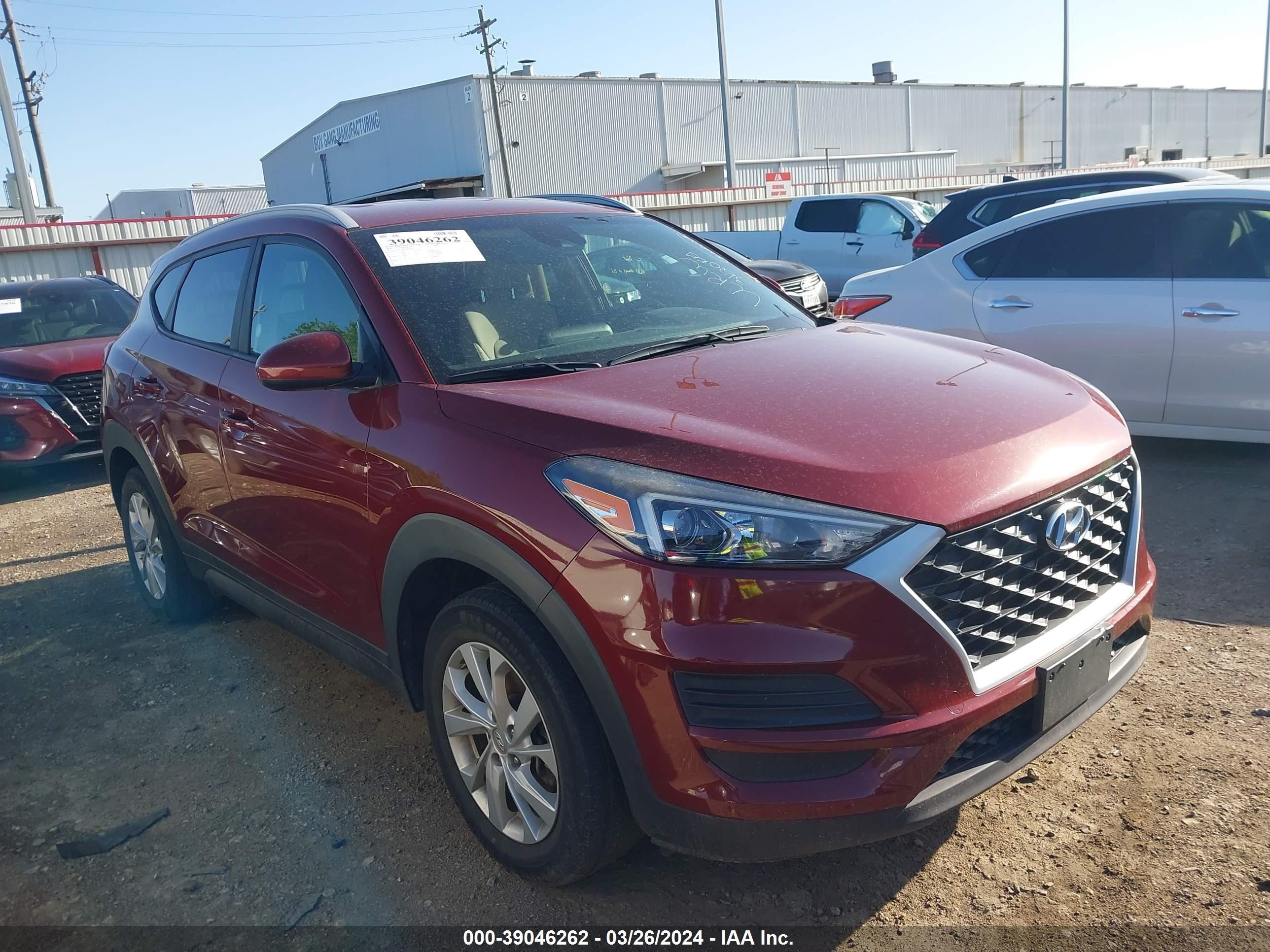 HYUNDAI TUCSON 2019 km8j3ca40ku981114