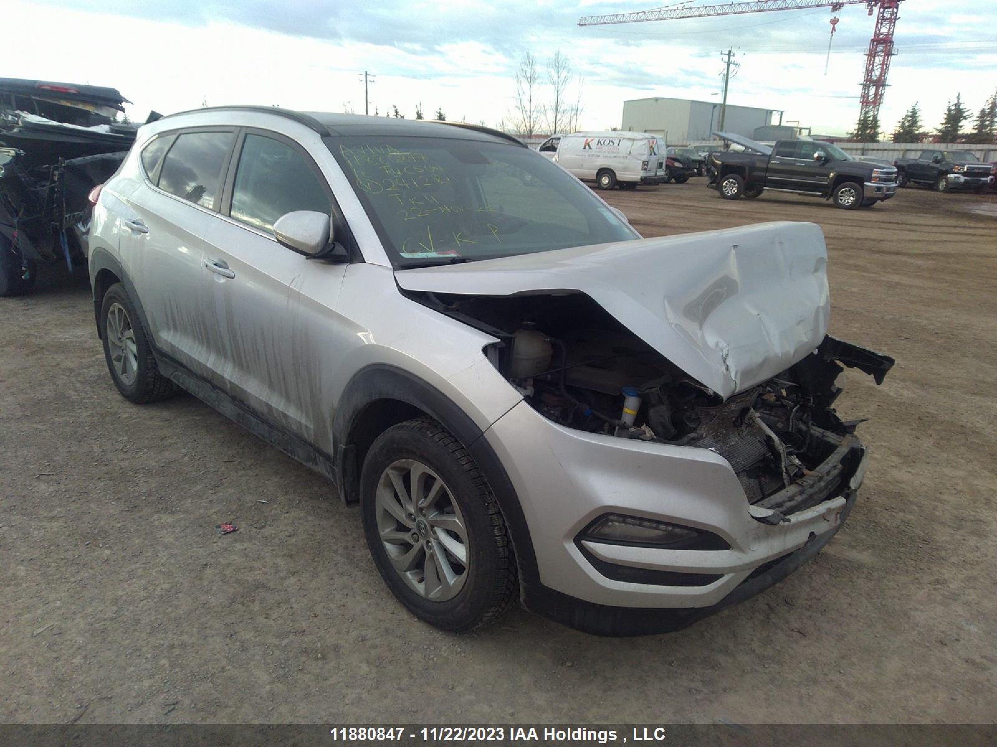 HYUNDAI TUCSON 2016 km8j3ca42gu241281