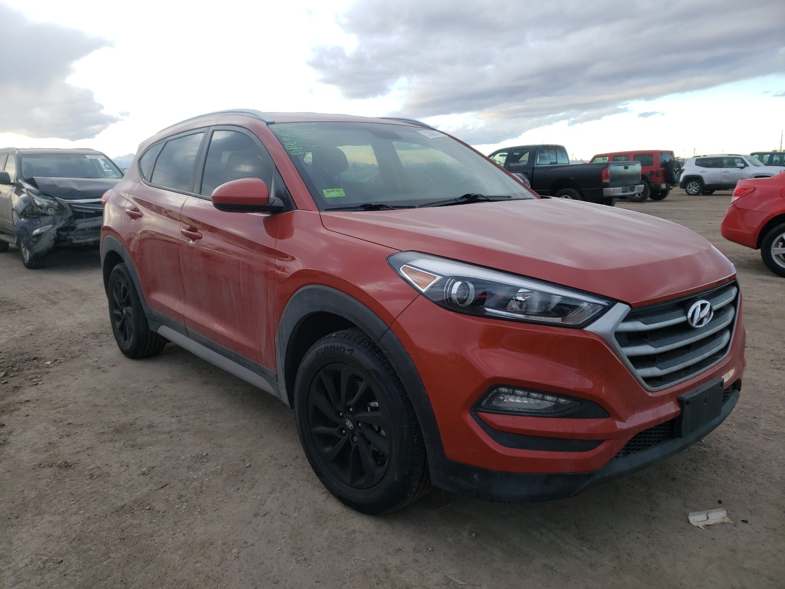 HYUNDAI TUCSON SEL 2018 km8j3ca42ju611359