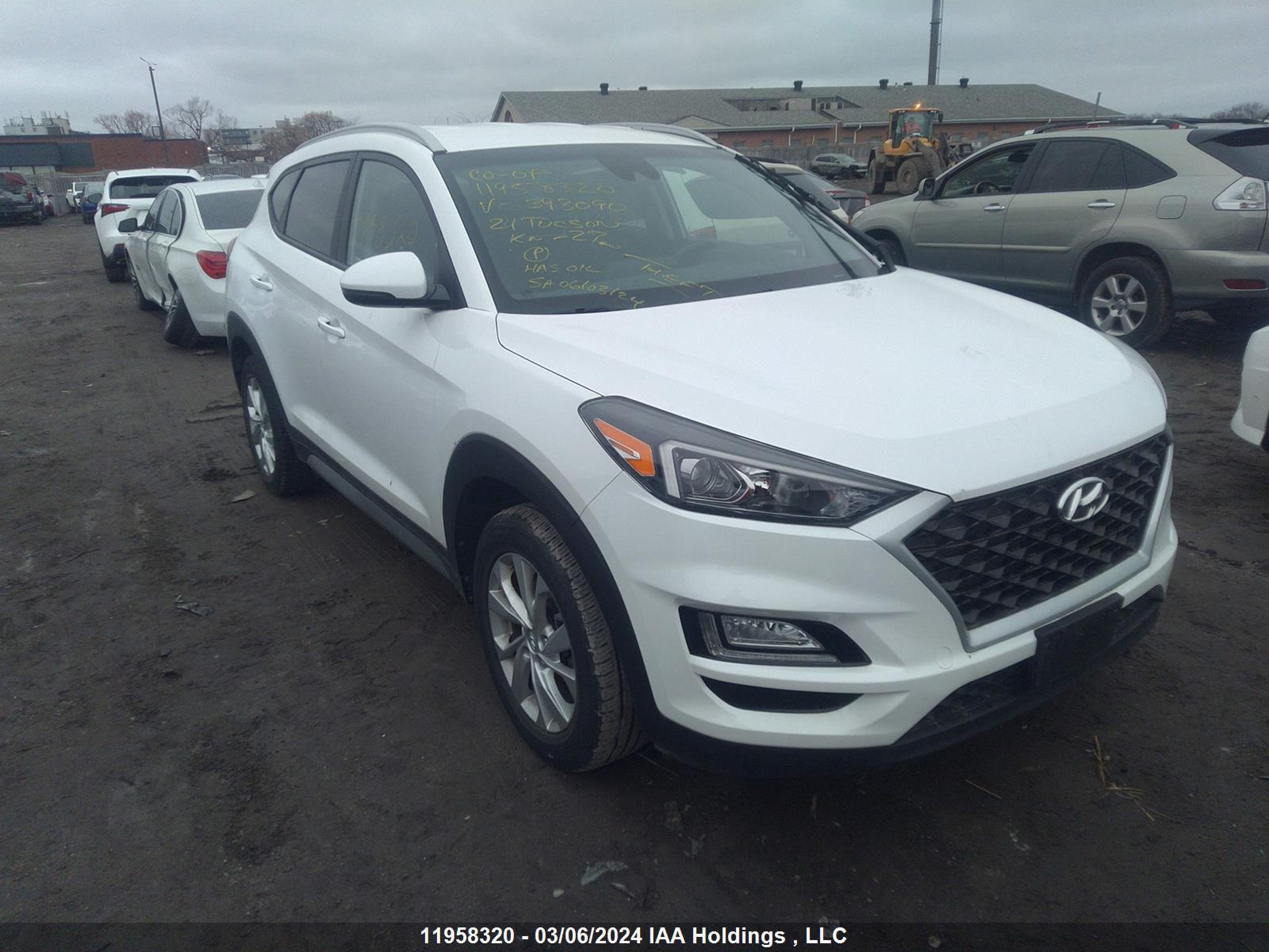 HYUNDAI TUCSON 2021 km8j3ca44mu393090