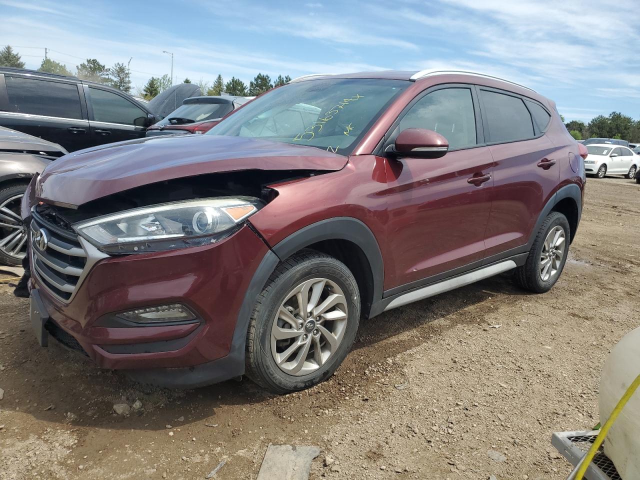 HYUNDAI TUCSON 2017 km8j3ca45hu445459