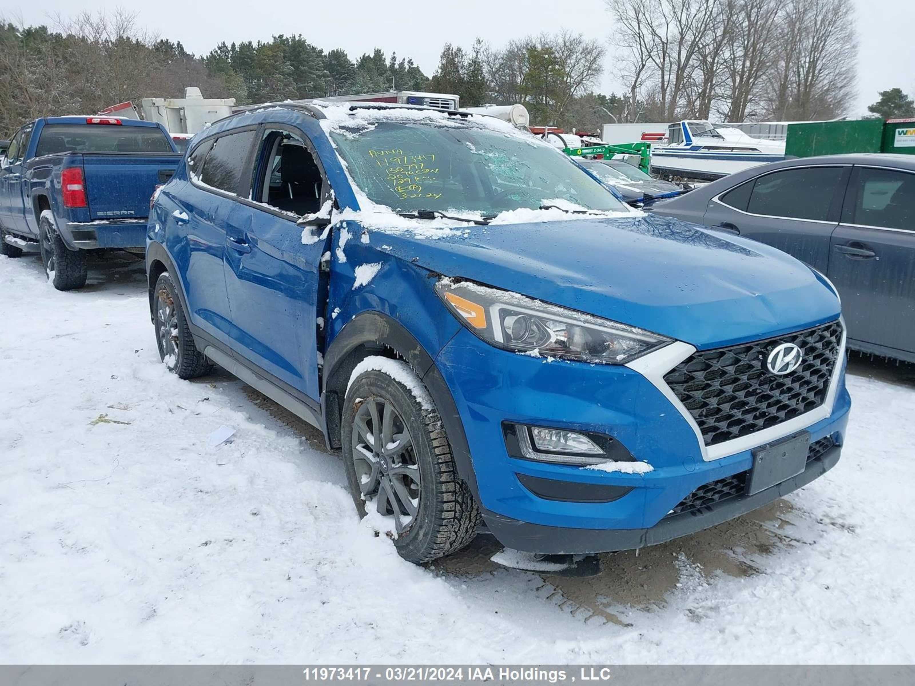 HYUNDAI TUCSON 2020 km8j3ca45lu130797