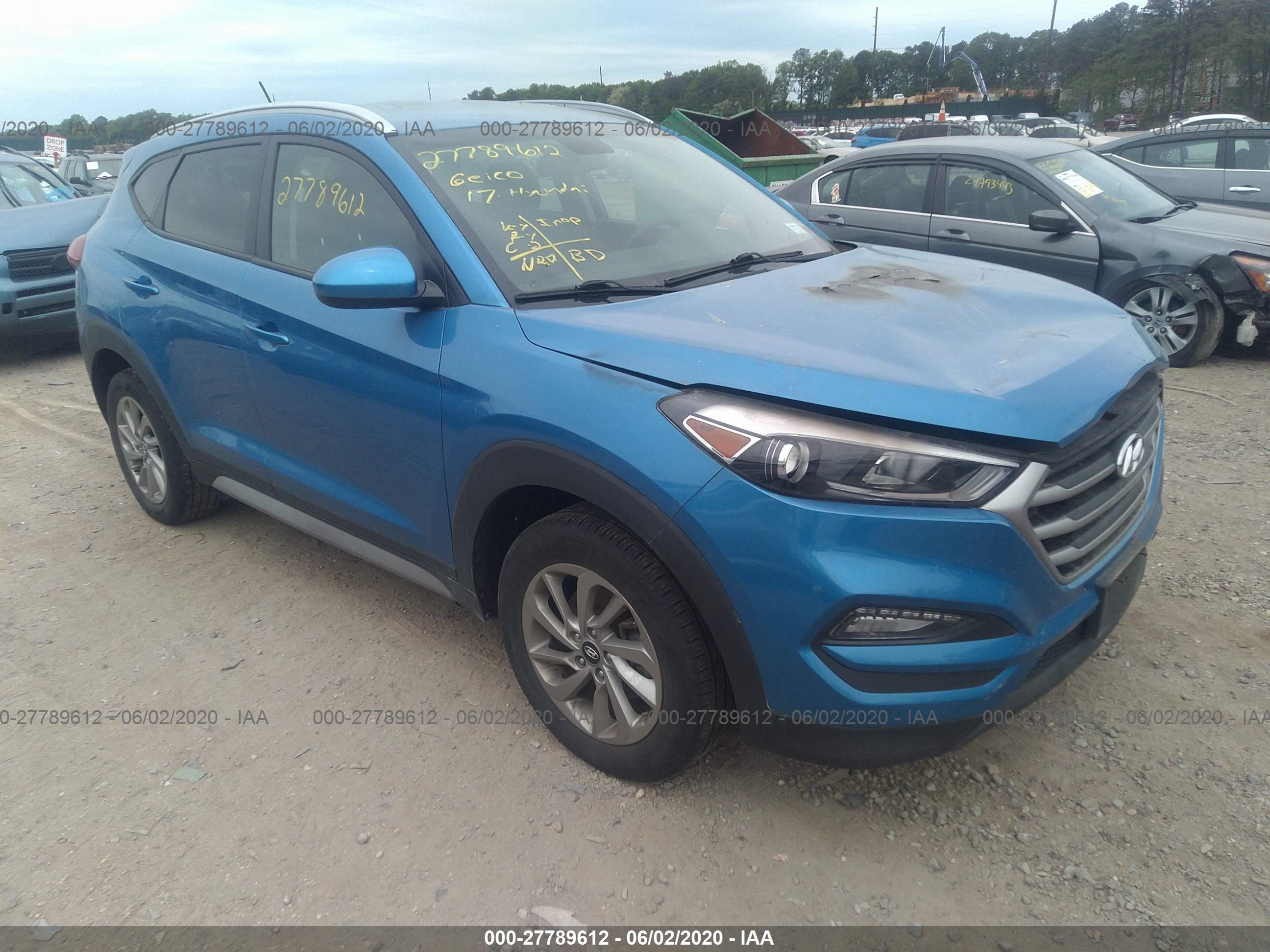 HYUNDAI TUCSON 2017 km8j3ca48hu535530