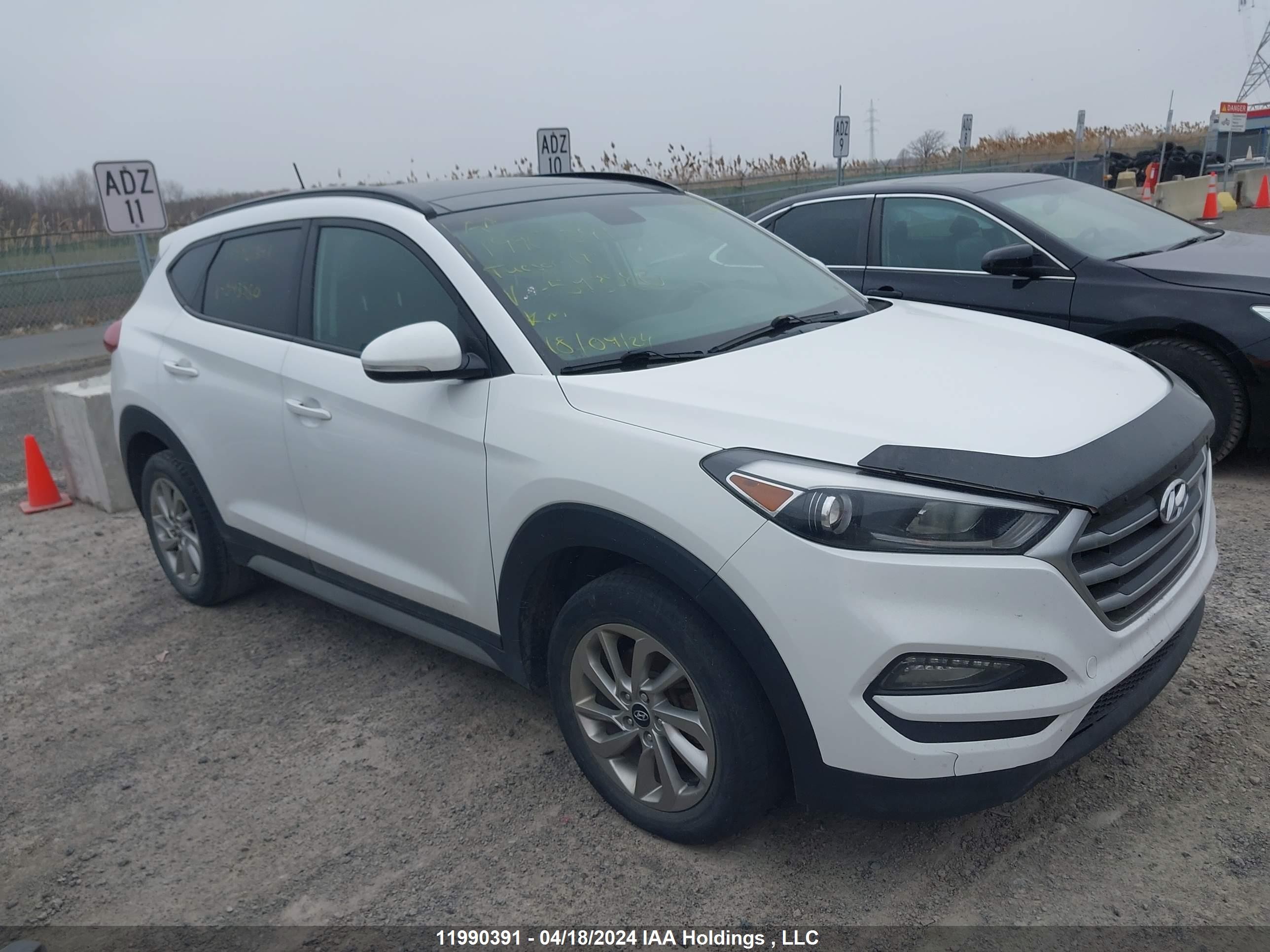 HYUNDAI TUCSON 2017 km8j3ca48hu543580