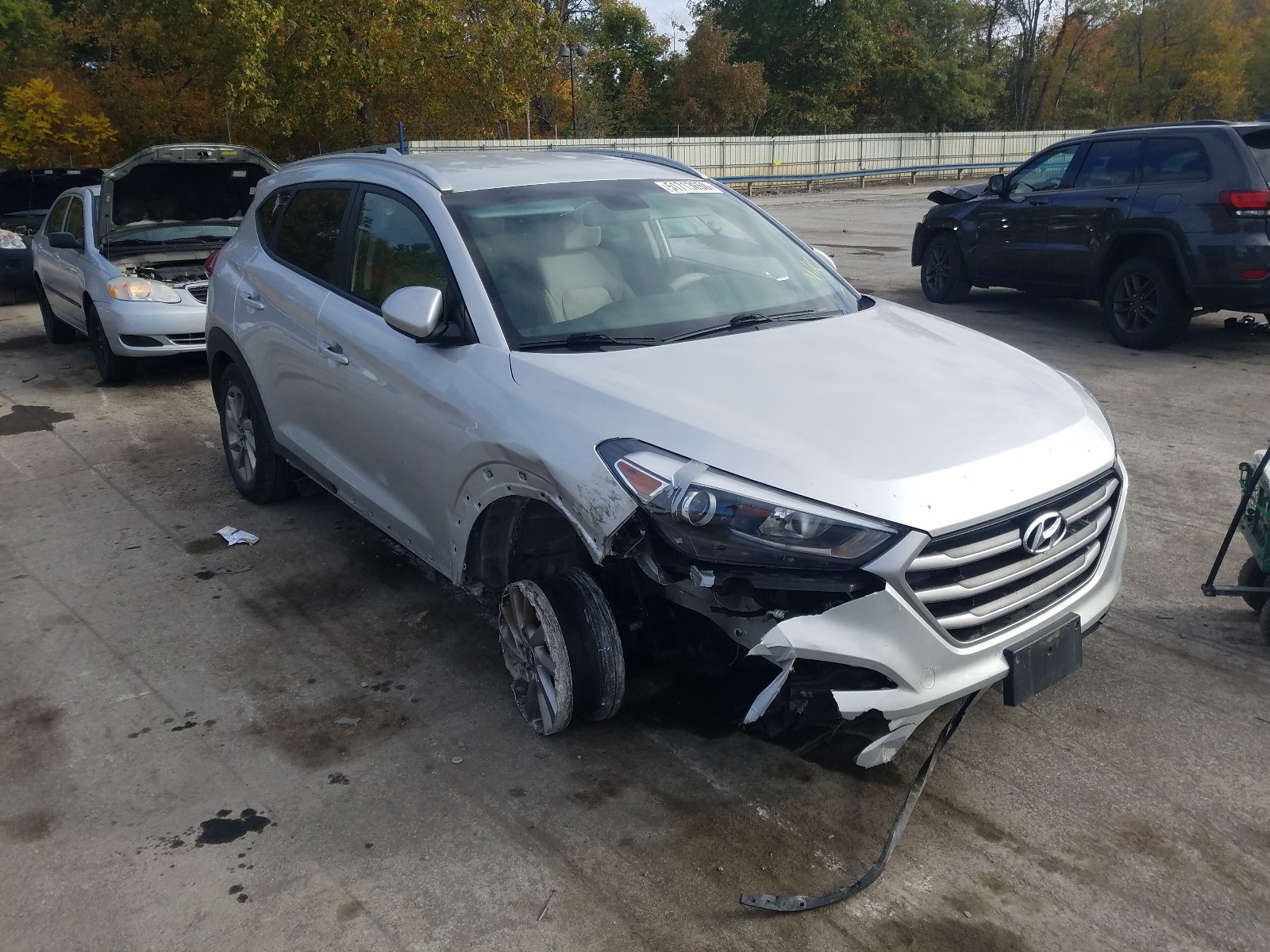 HYUNDAI TUCSON SEL 2018 km8j3ca4xju603686