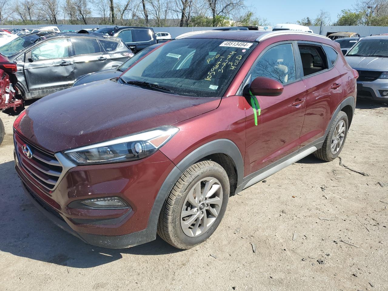 HYUNDAI TUCSON 2018 km8j3ca4xju621704