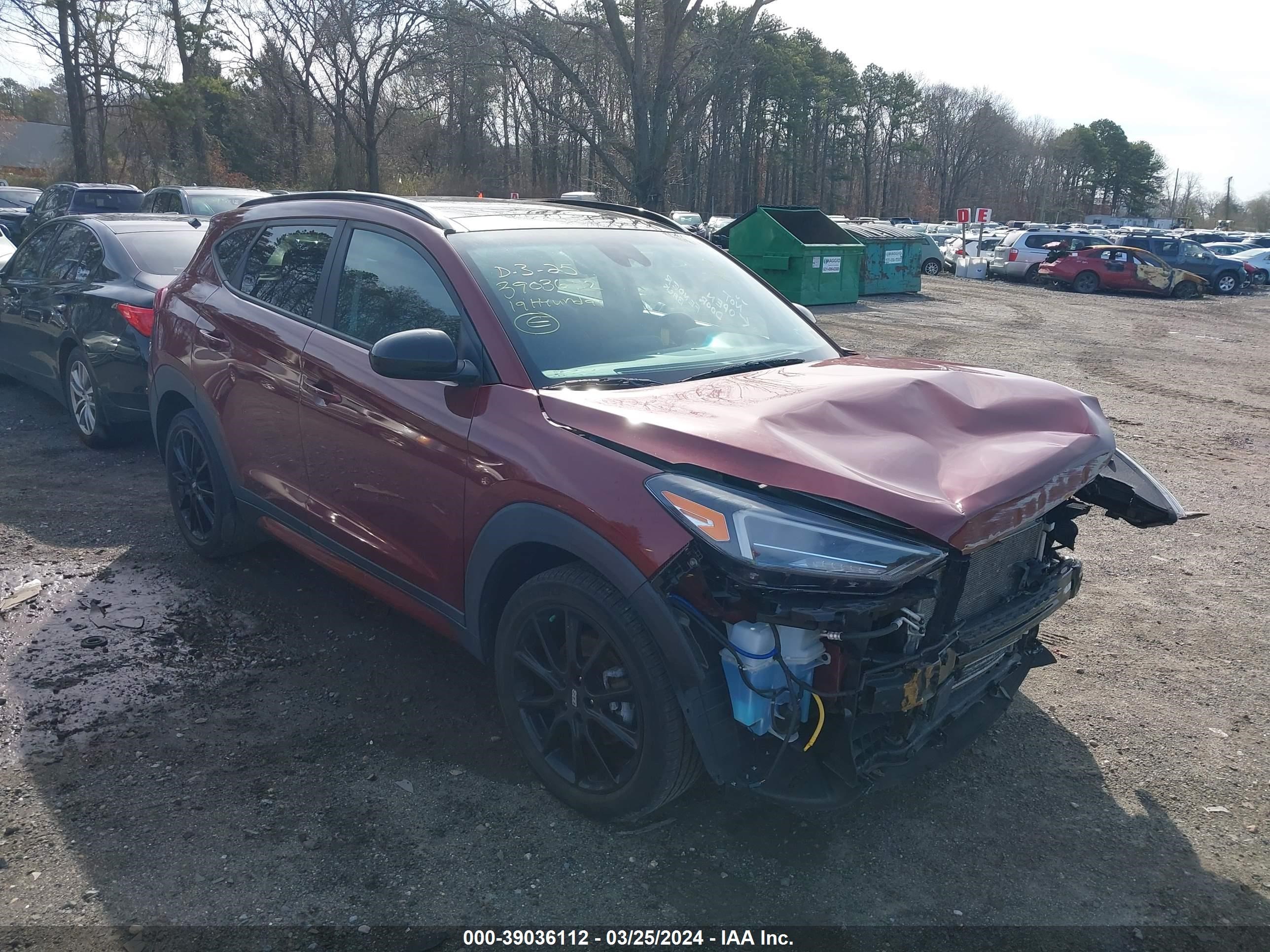 HYUNDAI TUCSON 2019 km8j3cal4ku931095