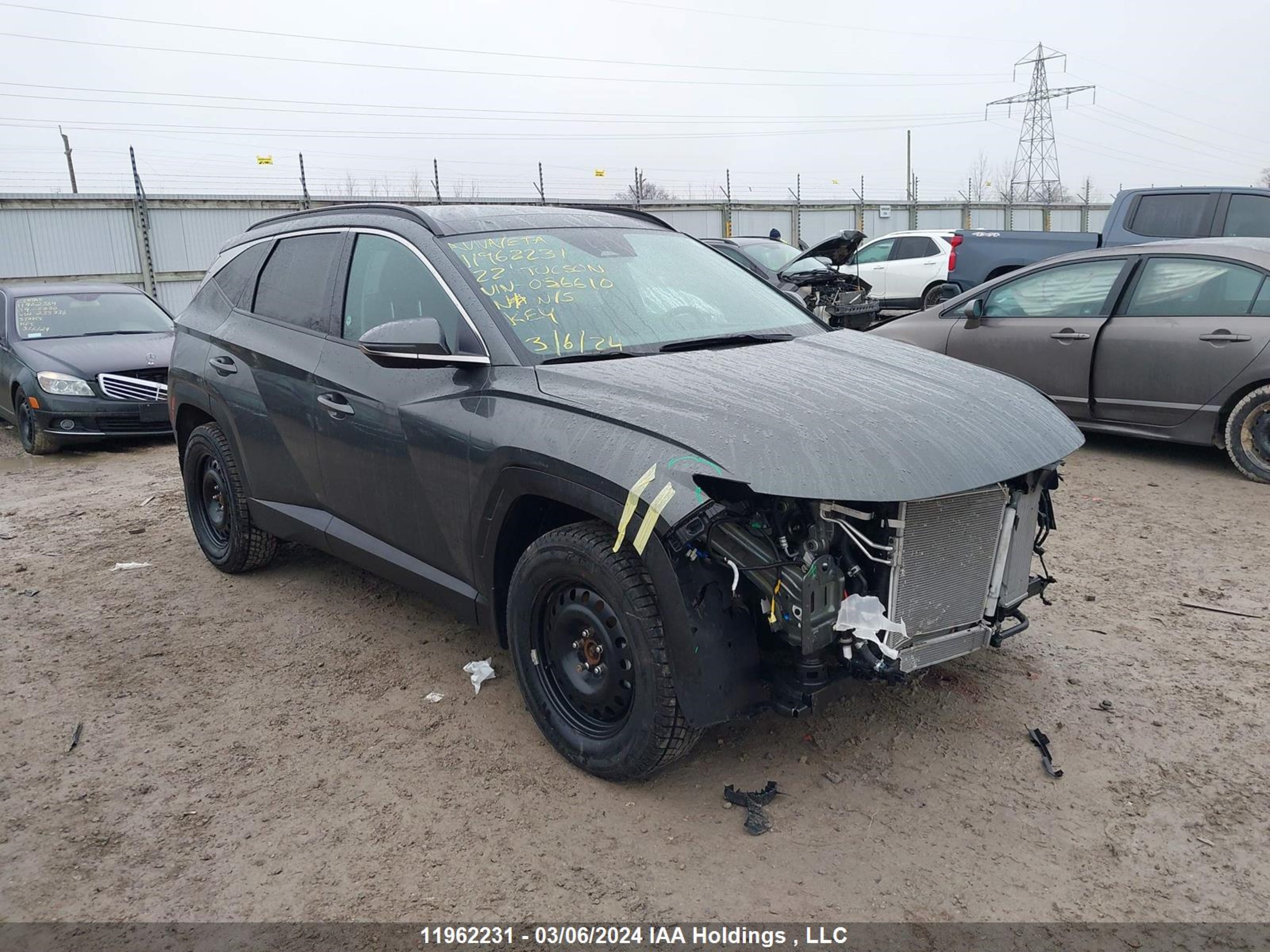 HYUNDAI TUCSON 2022 km8jcca18nu056610