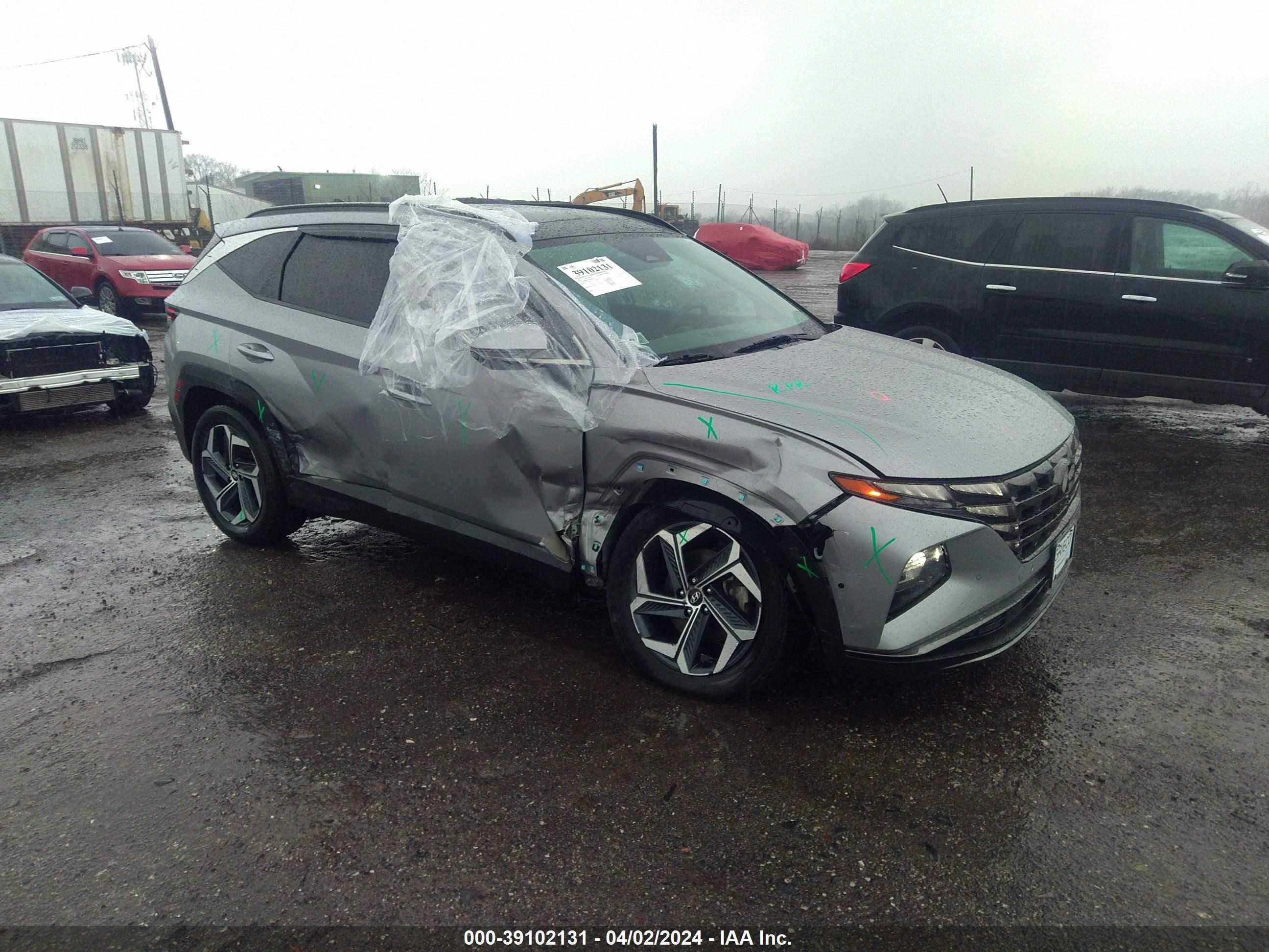 HYUNDAI TUCSON 2022 km8jeca16nu020229