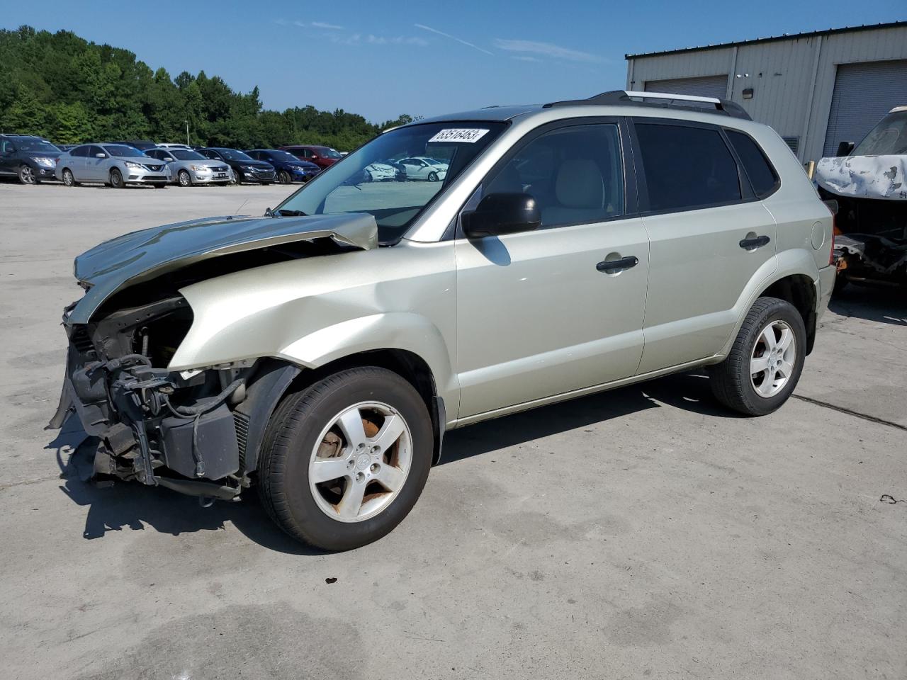 HYUNDAI TUCSON 2007 km8jm12b07u581544