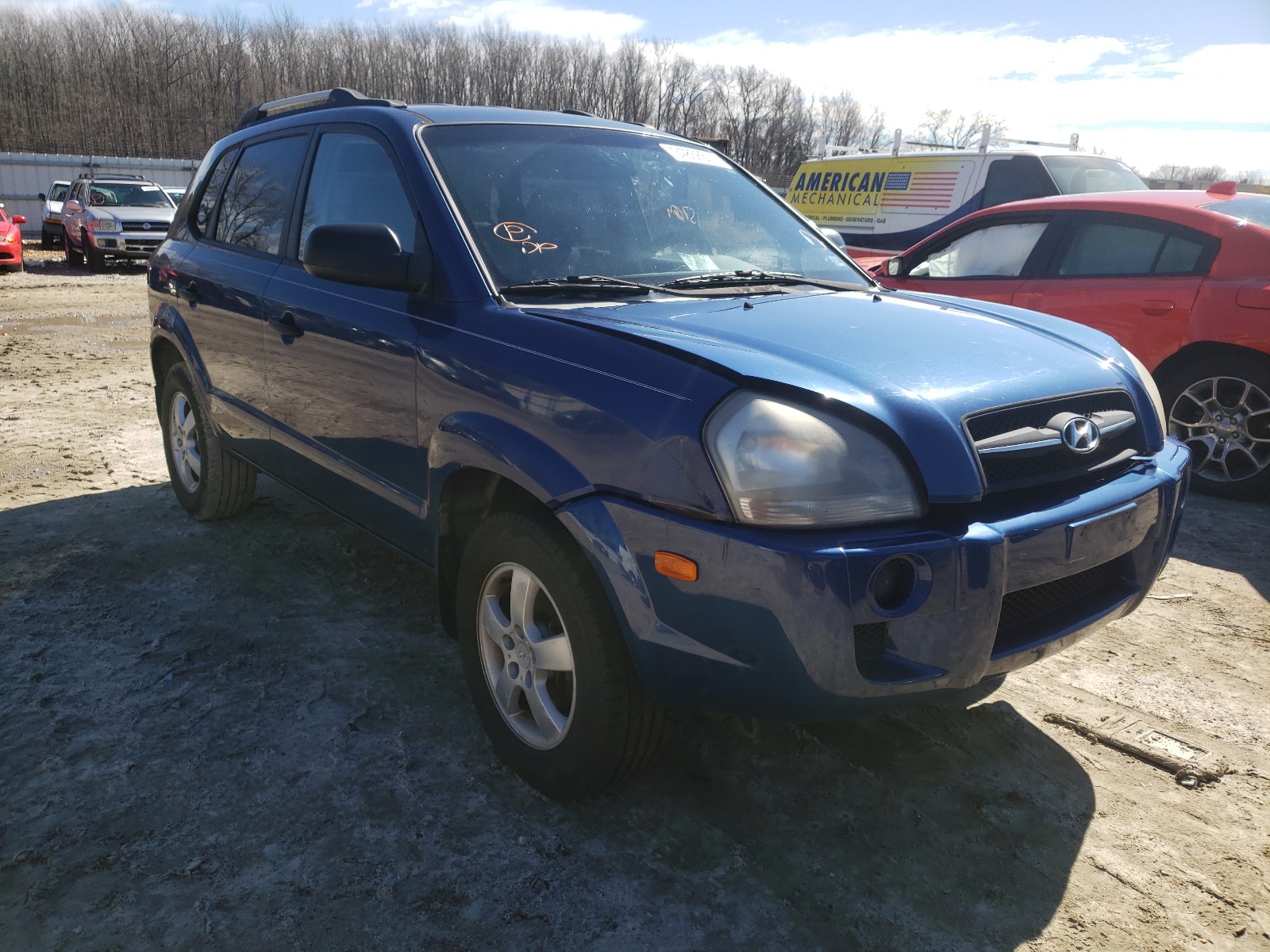 HYUNDAI TUCSON GLS 2007 km8jm12b07u583374