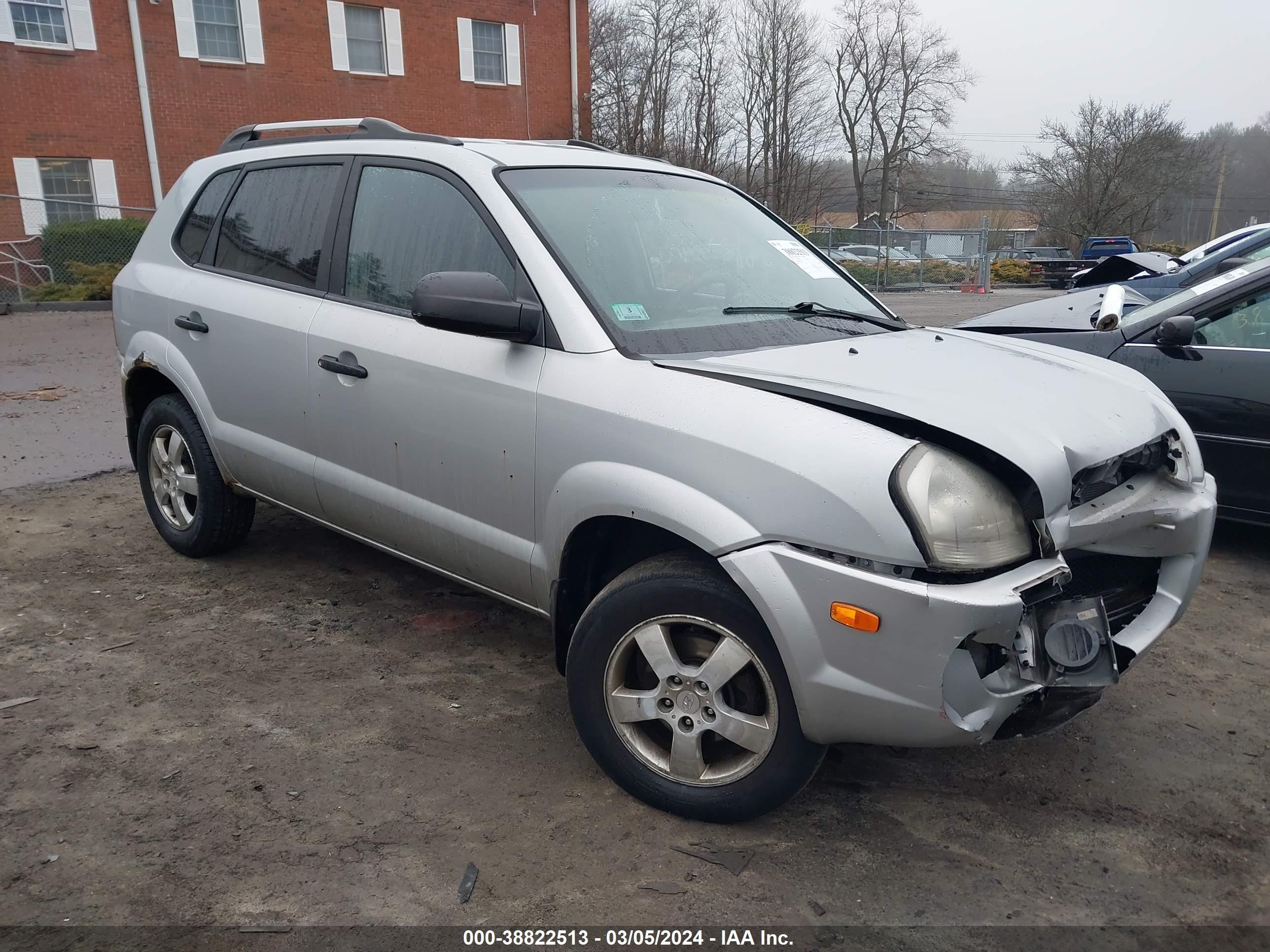 HYUNDAI TUCSON 2007 km8jm12b07u591376