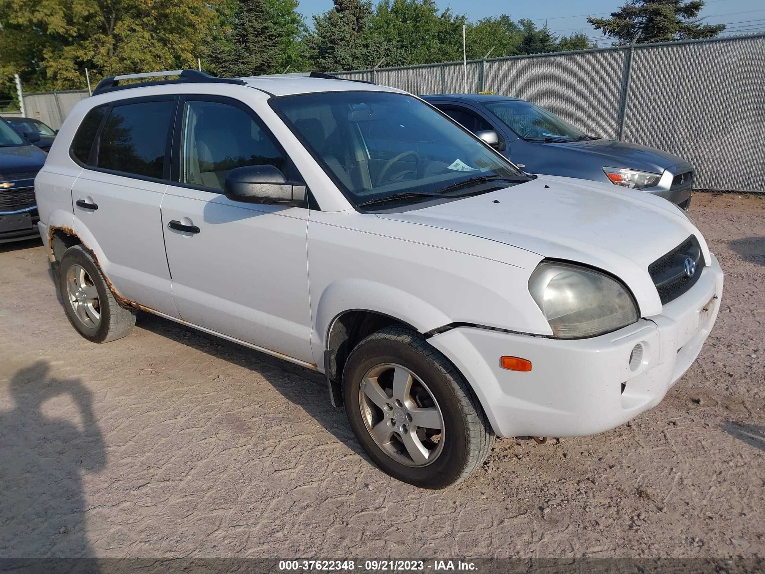 HYUNDAI TUCSON 2007 km8jm12b17u528738