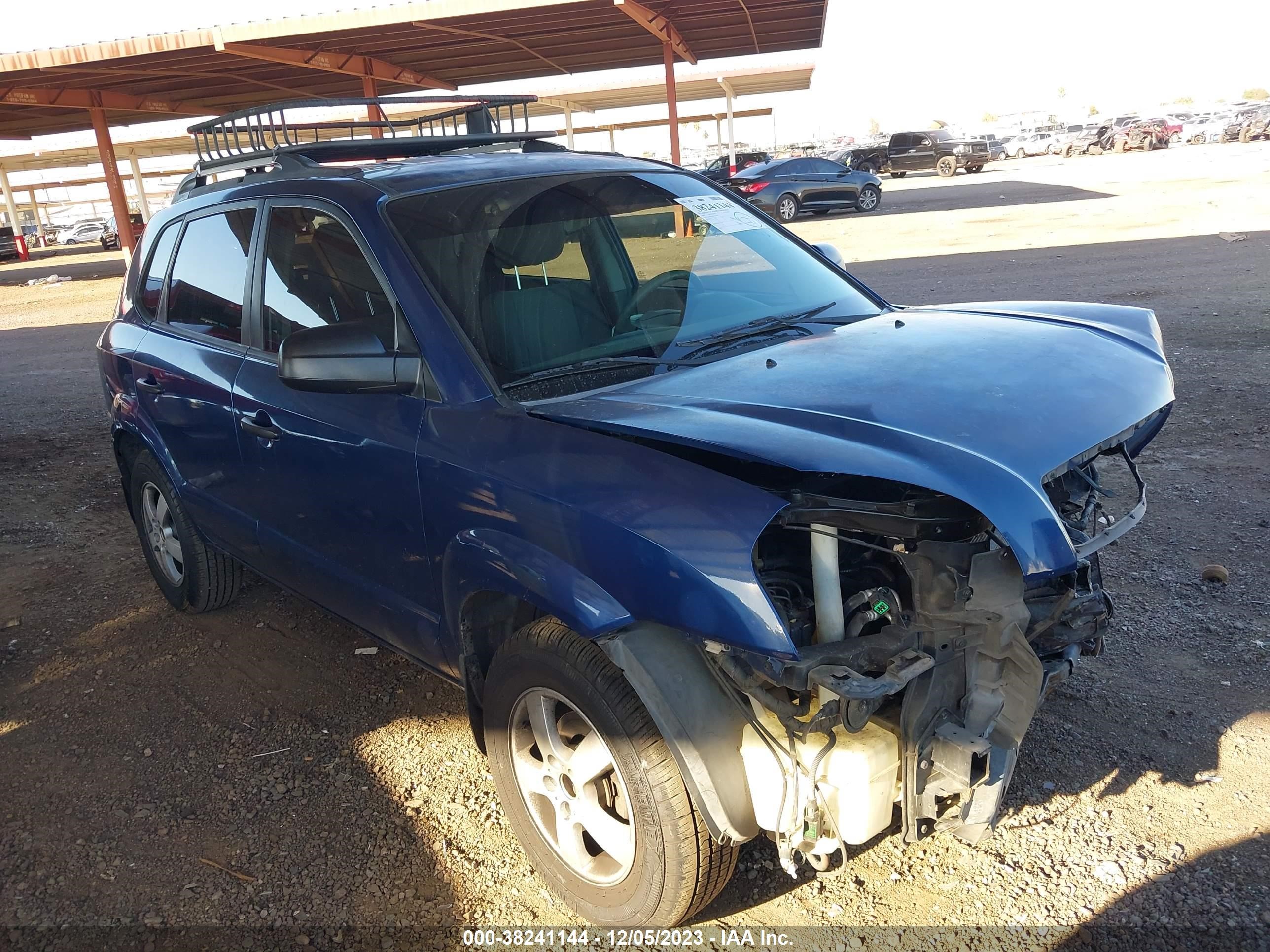 HYUNDAI TUCSON 2007 km8jm12b17u567085