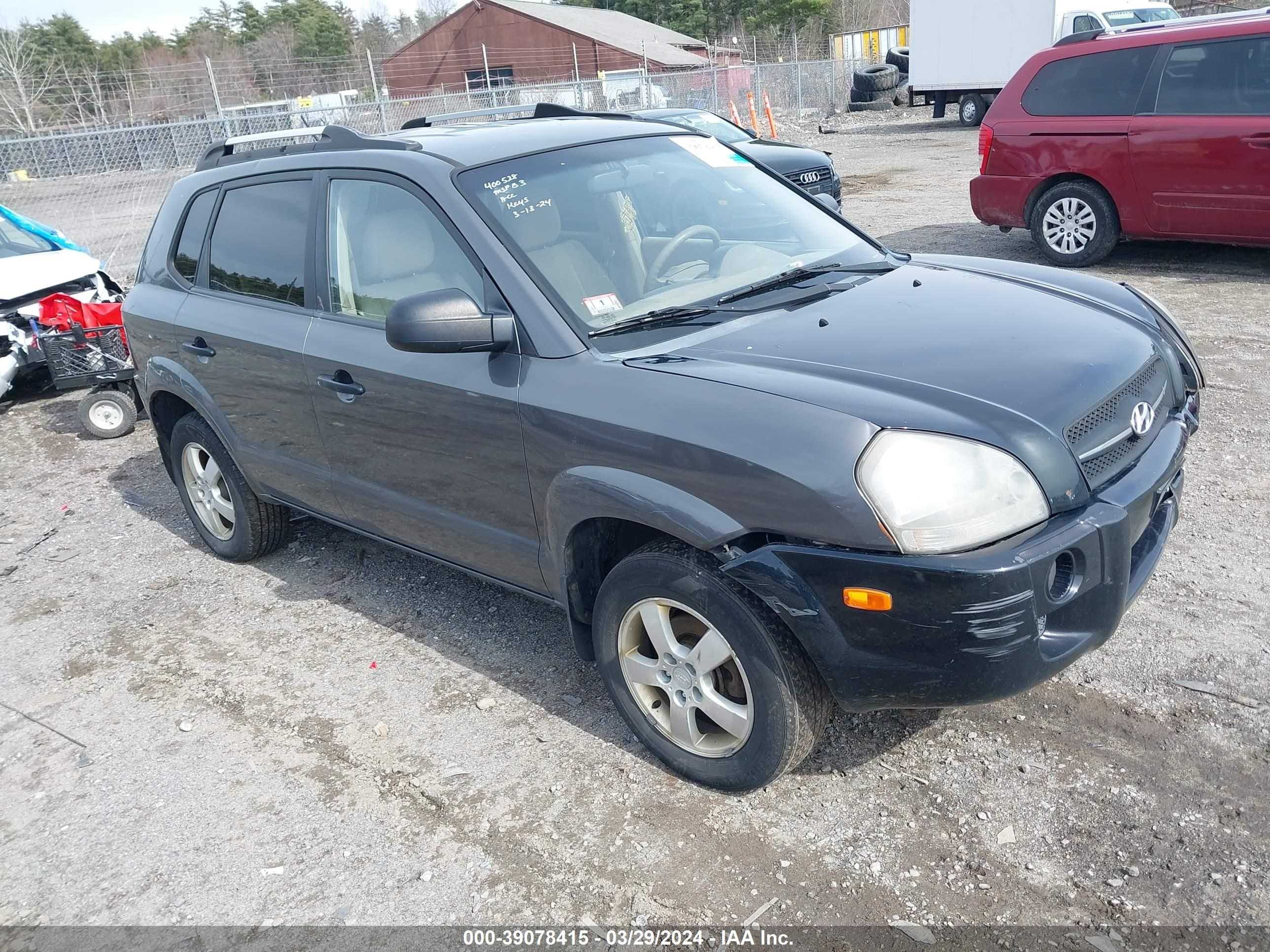 HYUNDAI TUCSON 2008 km8jm12b18u734790