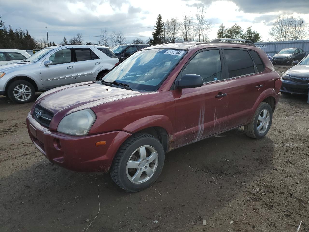 HYUNDAI TUCSON 2007 km8jm12b27u625933