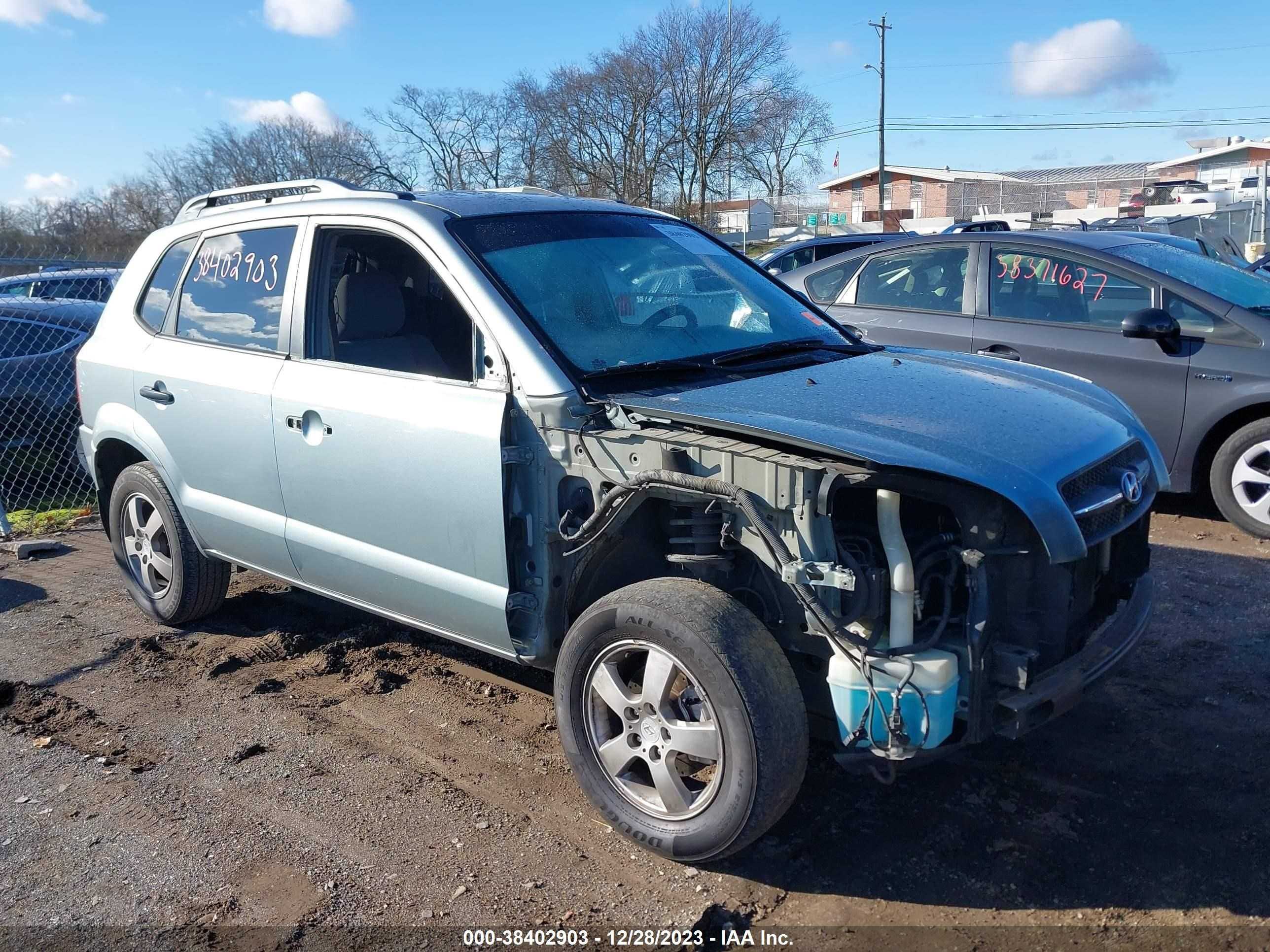 HYUNDAI TUCSON 2007 km8jm12b27u633157