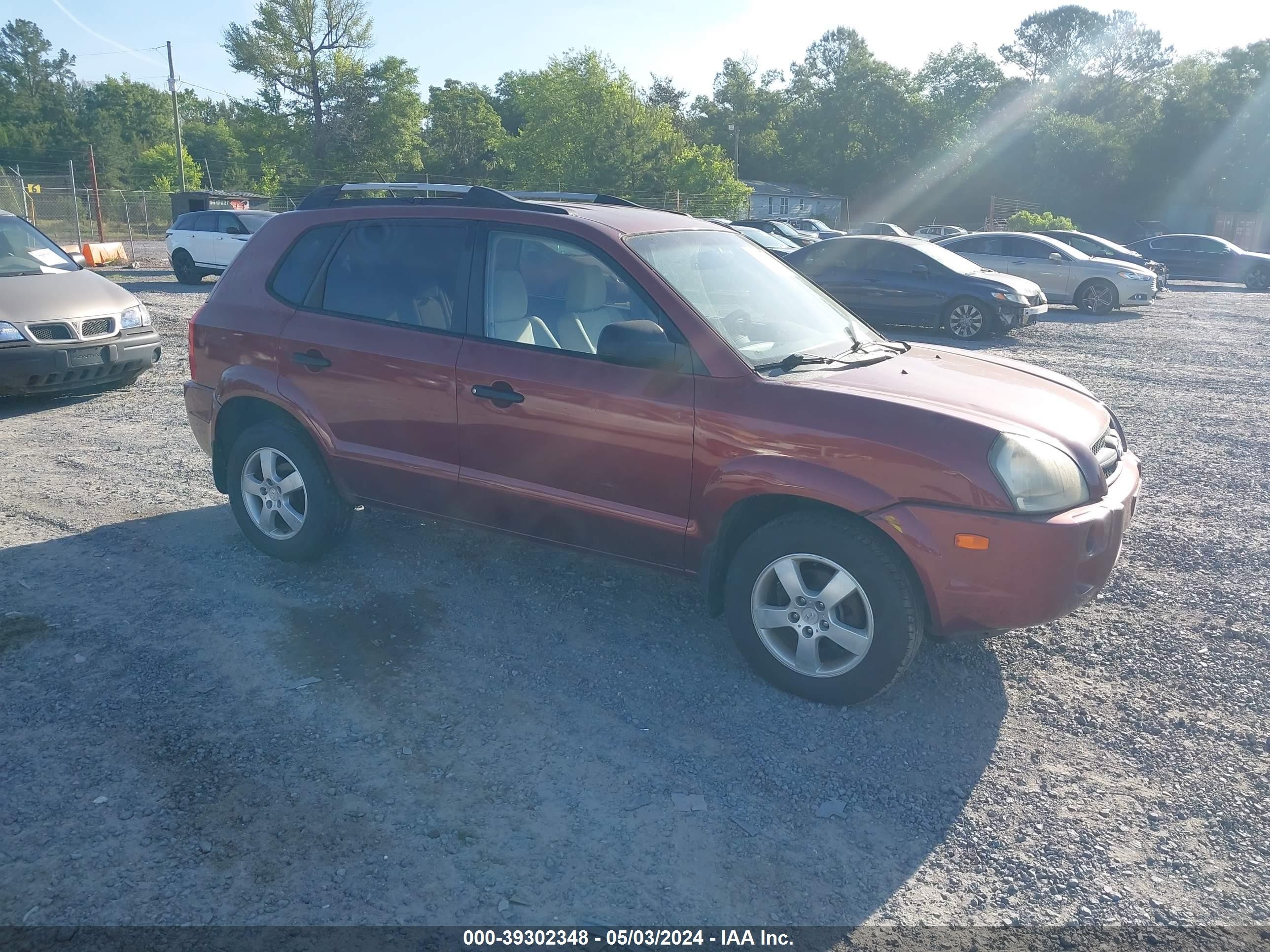 HYUNDAI TUCSON 2005 km8jm12b35u109335