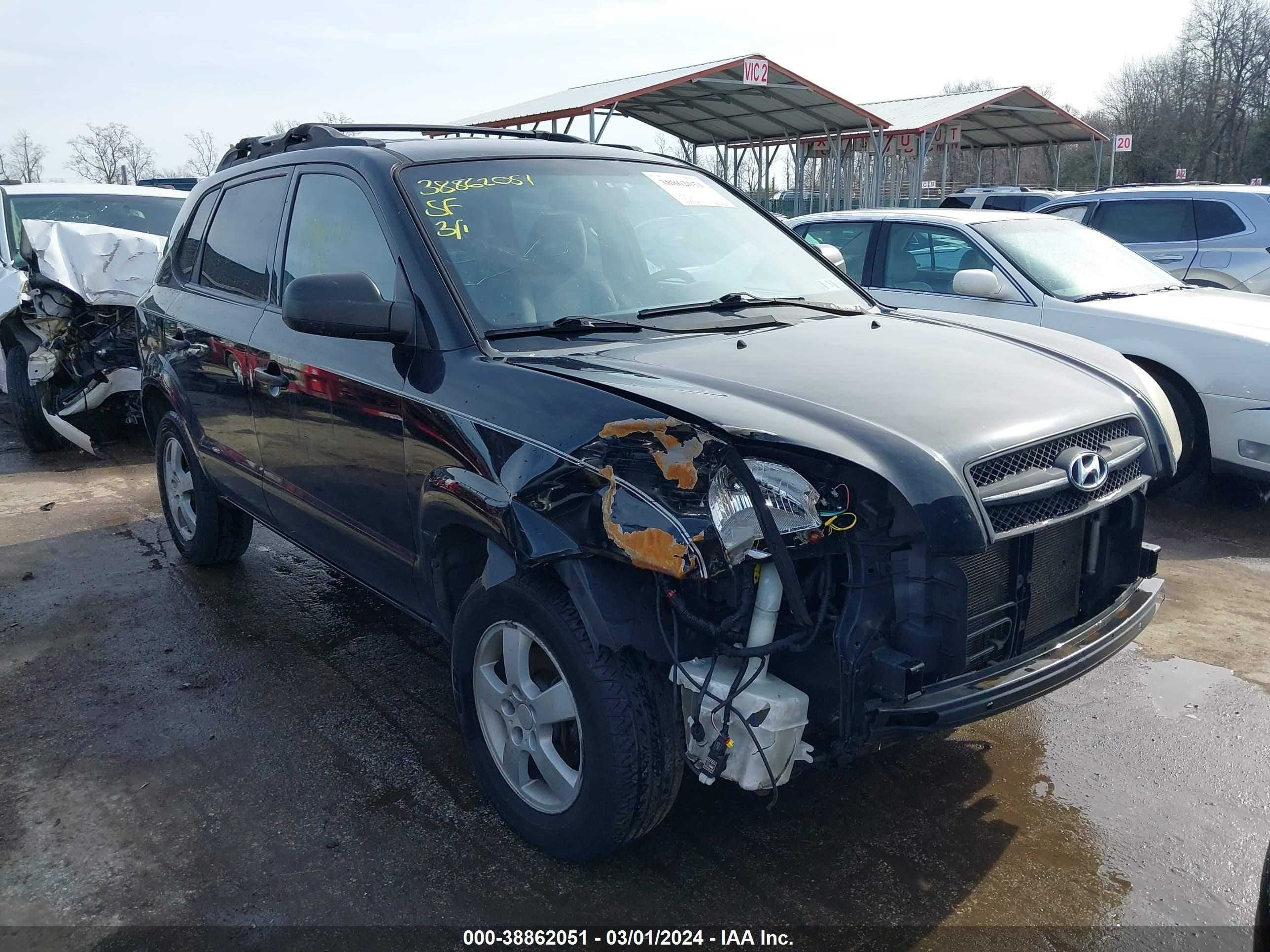 HYUNDAI TUCSON 2005 km8jm12b35u230950