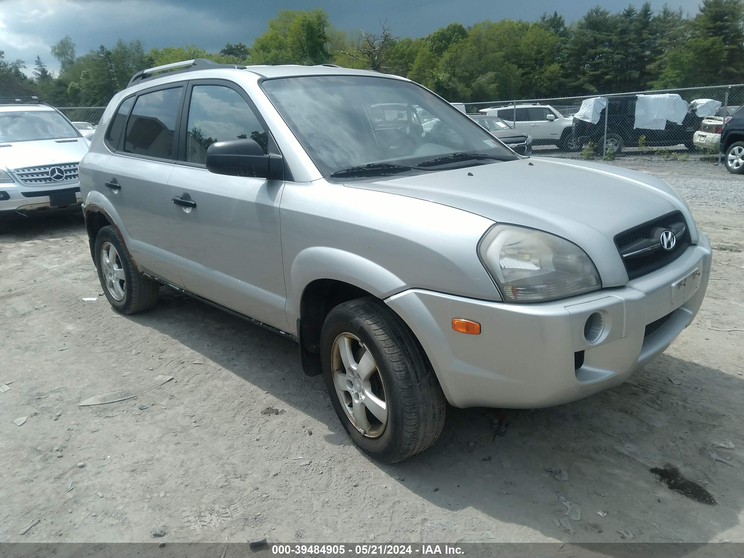 HYUNDAI TUCSON 2007 km8jm12b37u535500