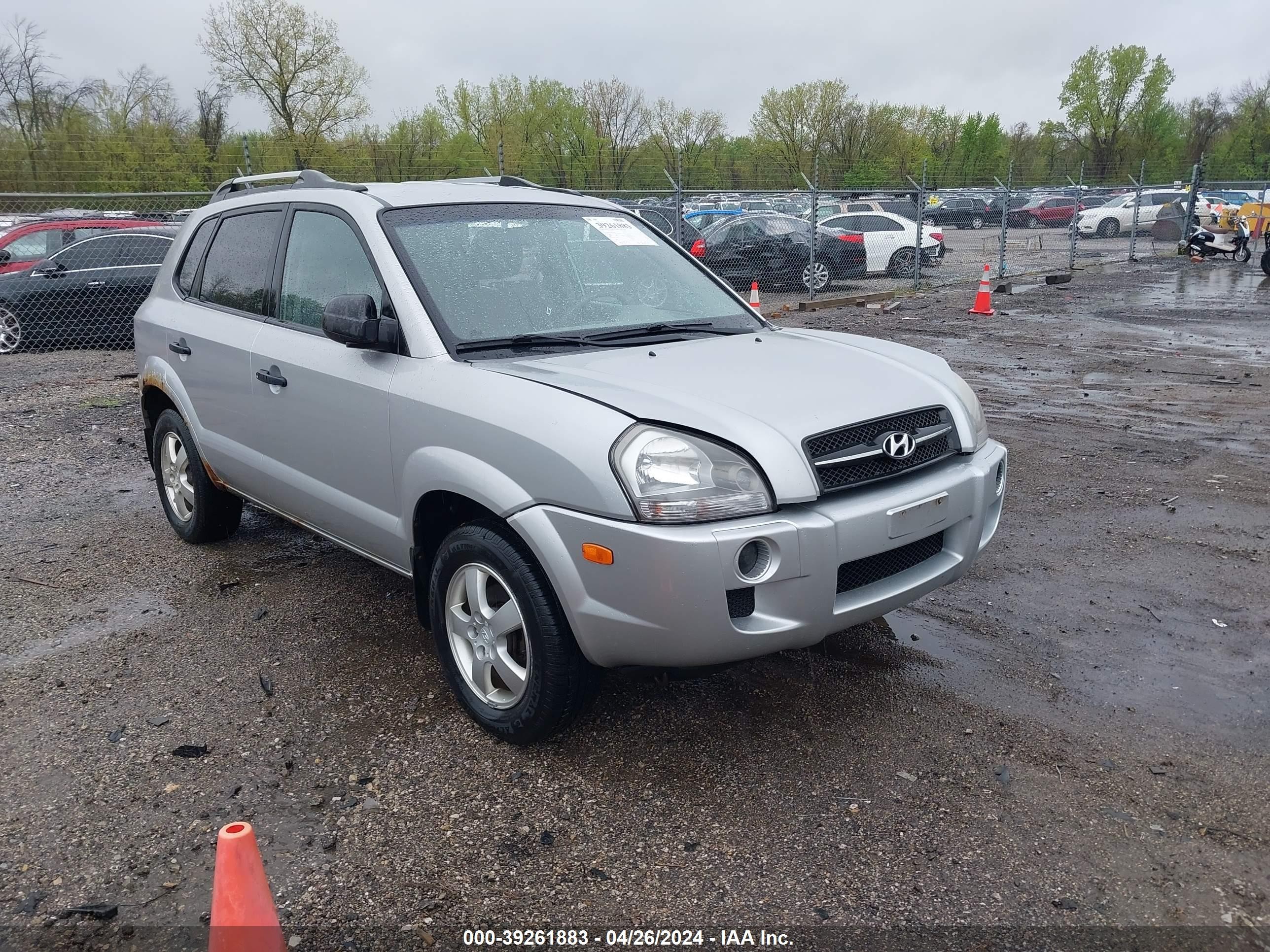 HYUNDAI TUCSON 2008 km8jm12b38u860956