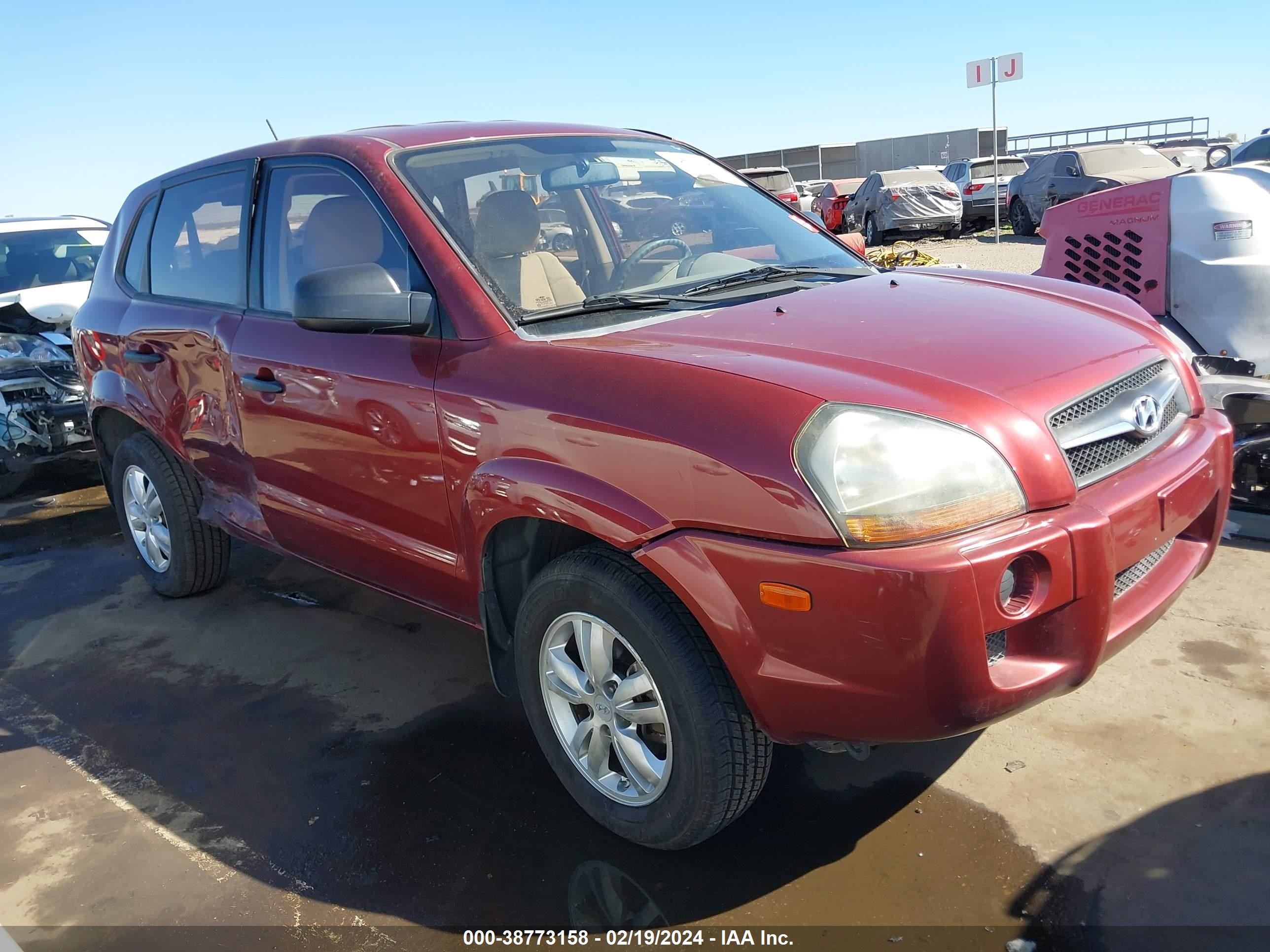 HYUNDAI TUCSON 2009 km8jm12b39u001156