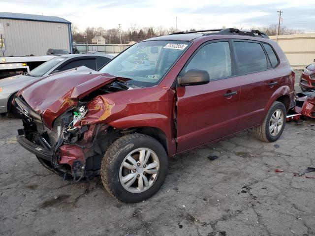 HYUNDAI TUCSON 2009 km8jm12b39u005501