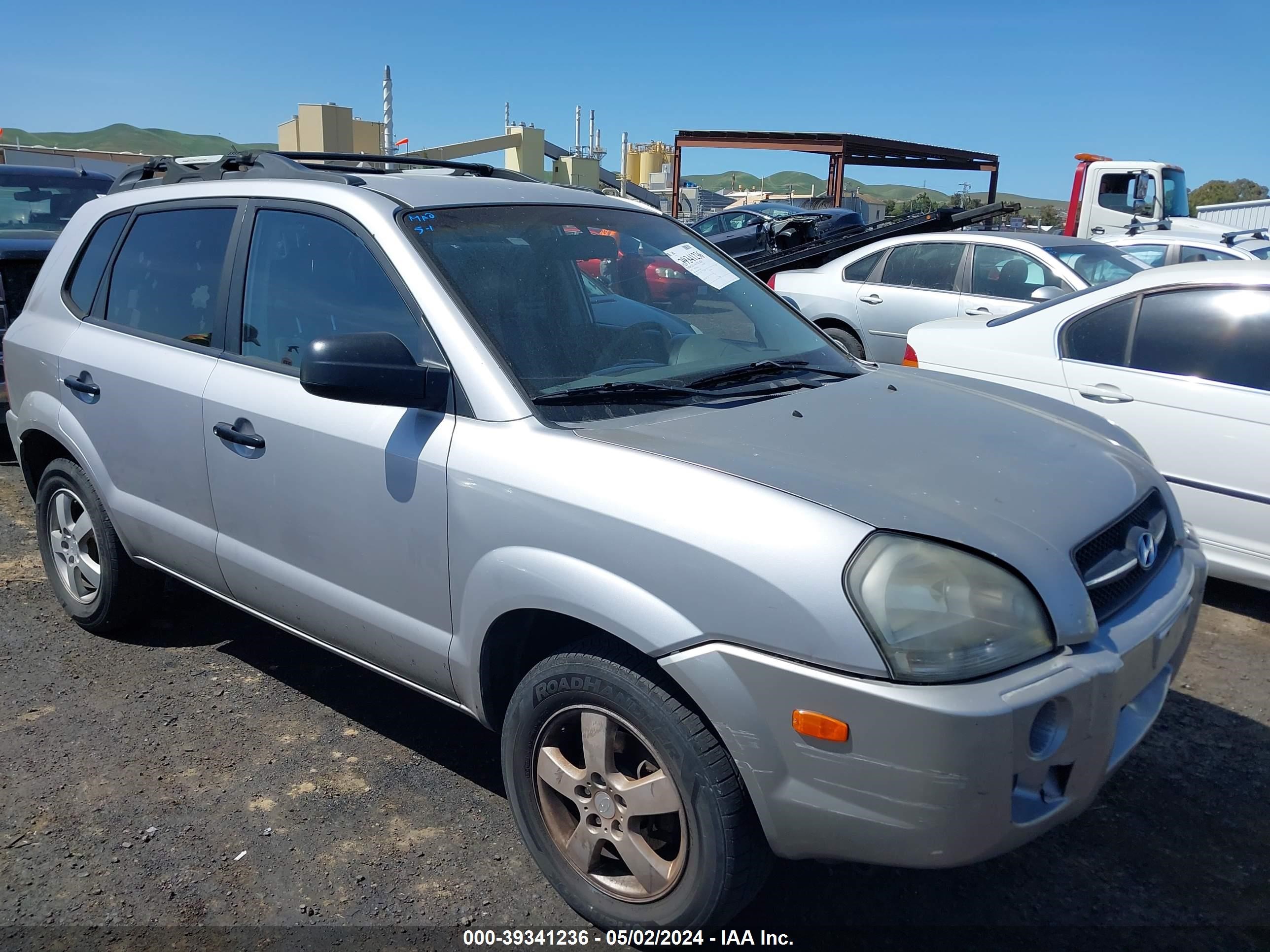 HYUNDAI TUCSON 2005 km8jm12b45u175084