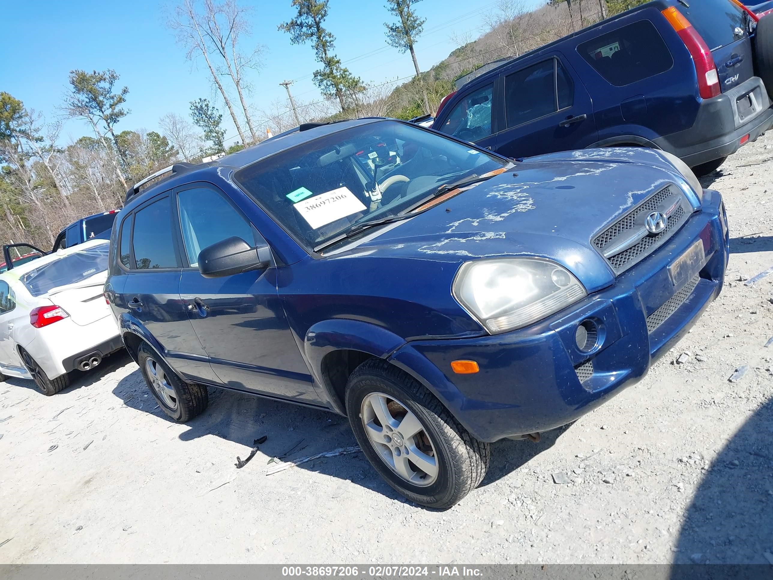 HYUNDAI TUCSON 2005 km8jm12b55u114567