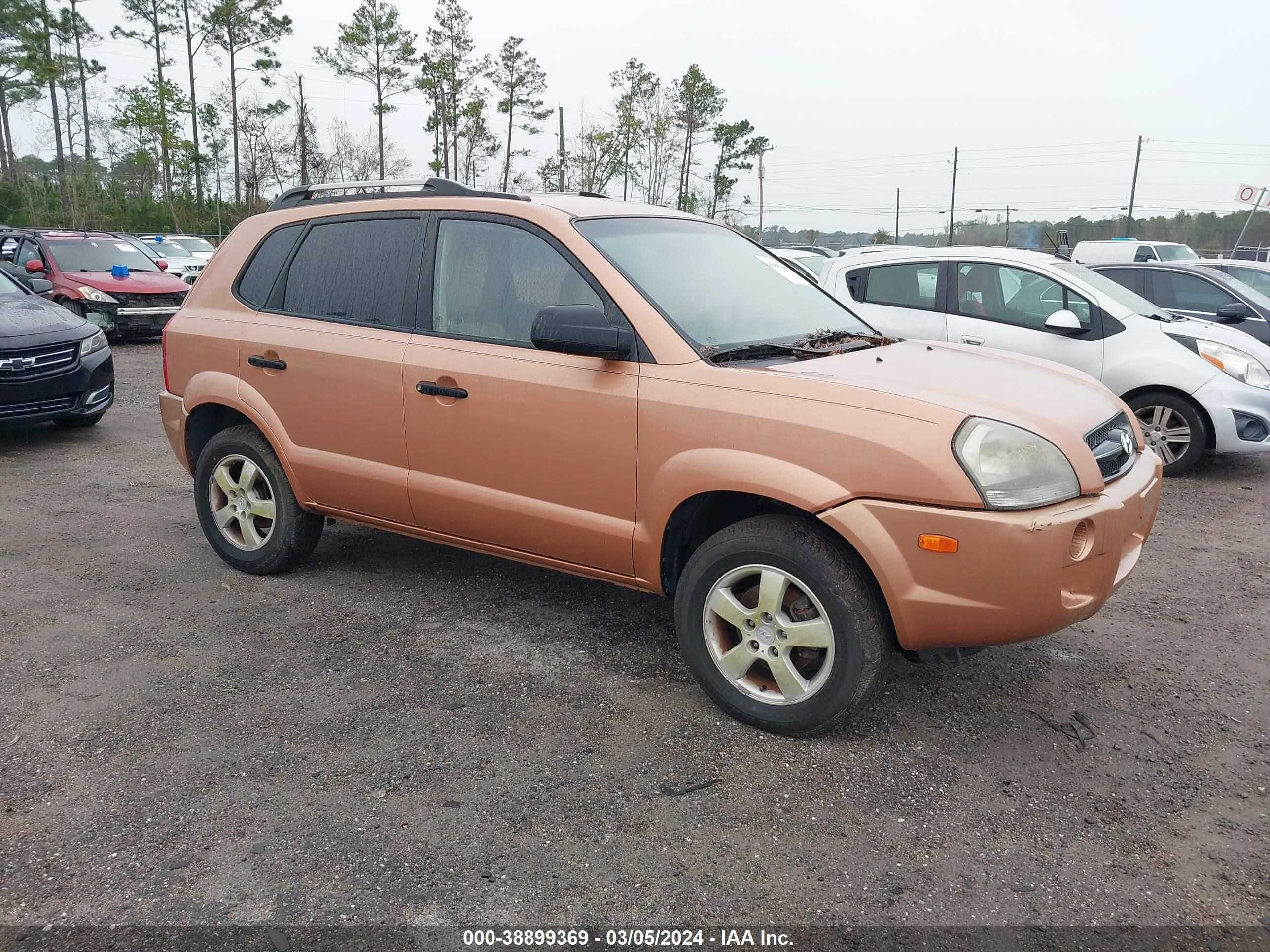 HYUNDAI TUCSON 2007 km8jm12b57u525020