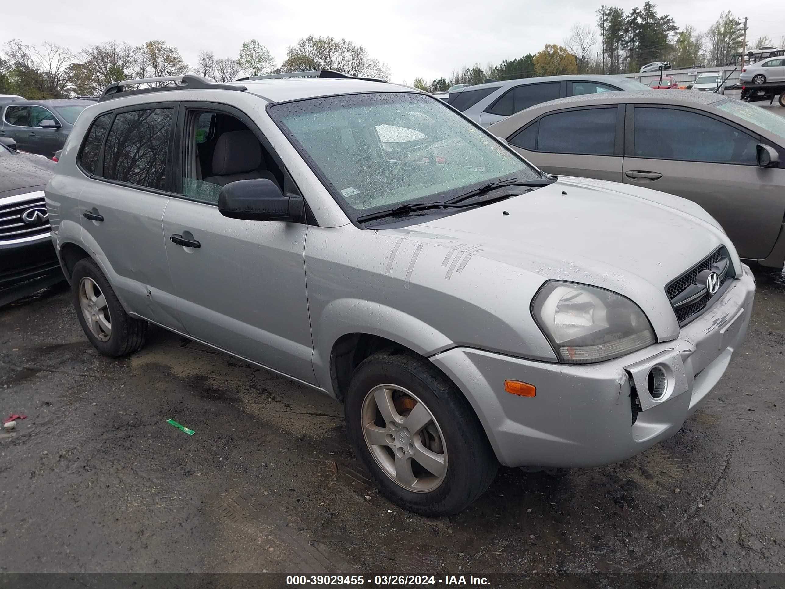 HYUNDAI TUCSON 2007 km8jm12b57u559166